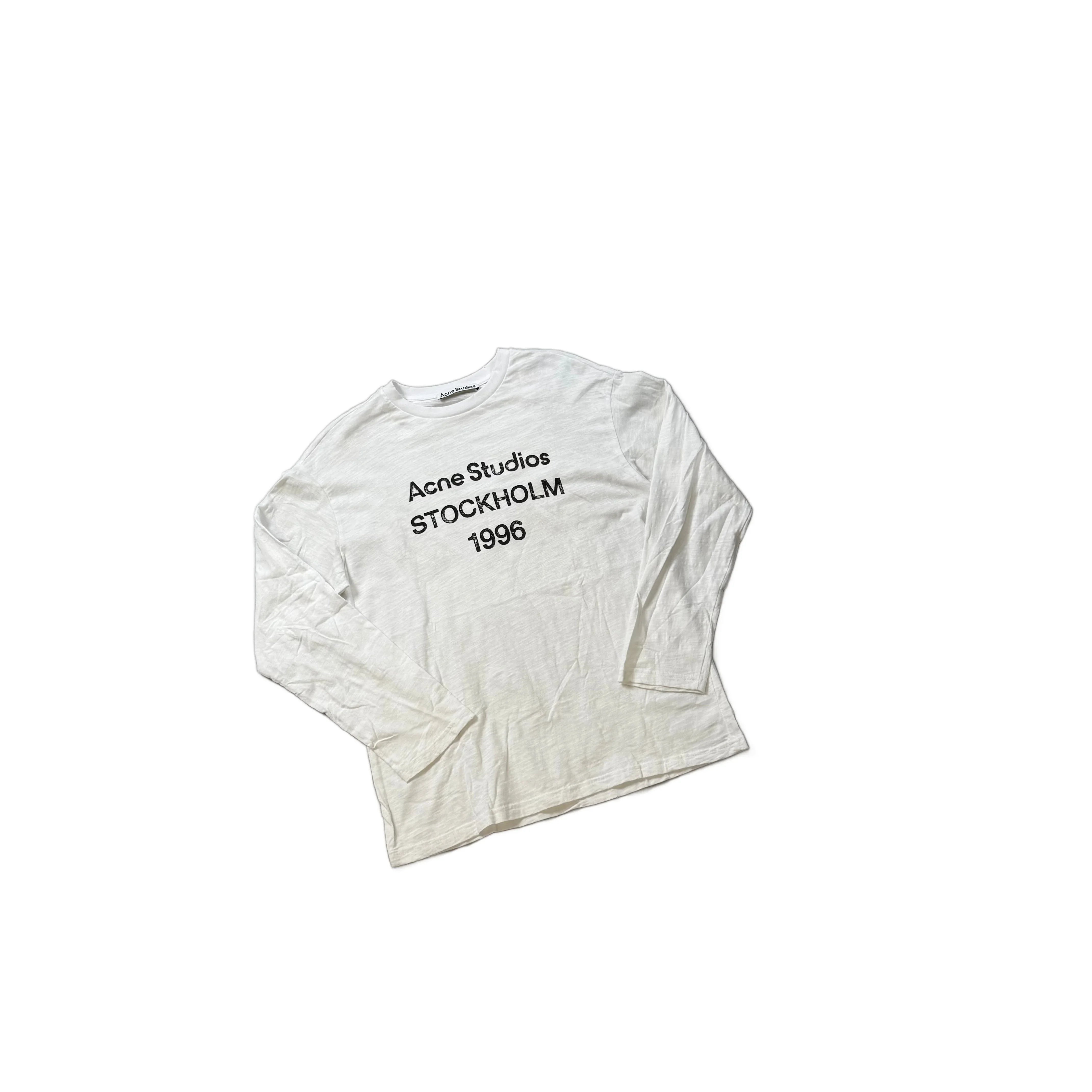 White Acne Studios Long Sleeve Tee - S