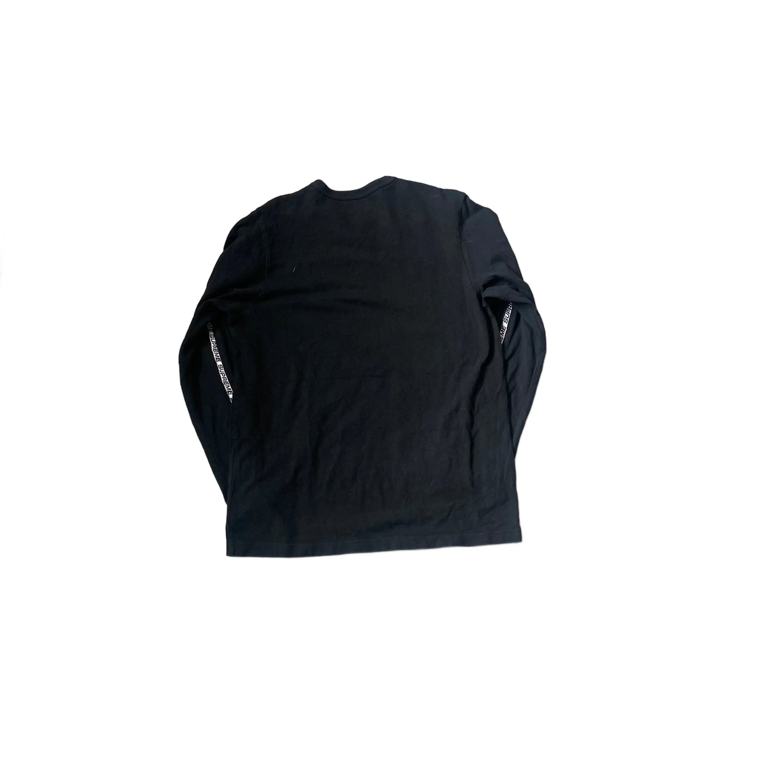 Black Supreme Long Sleeve Tee - M
