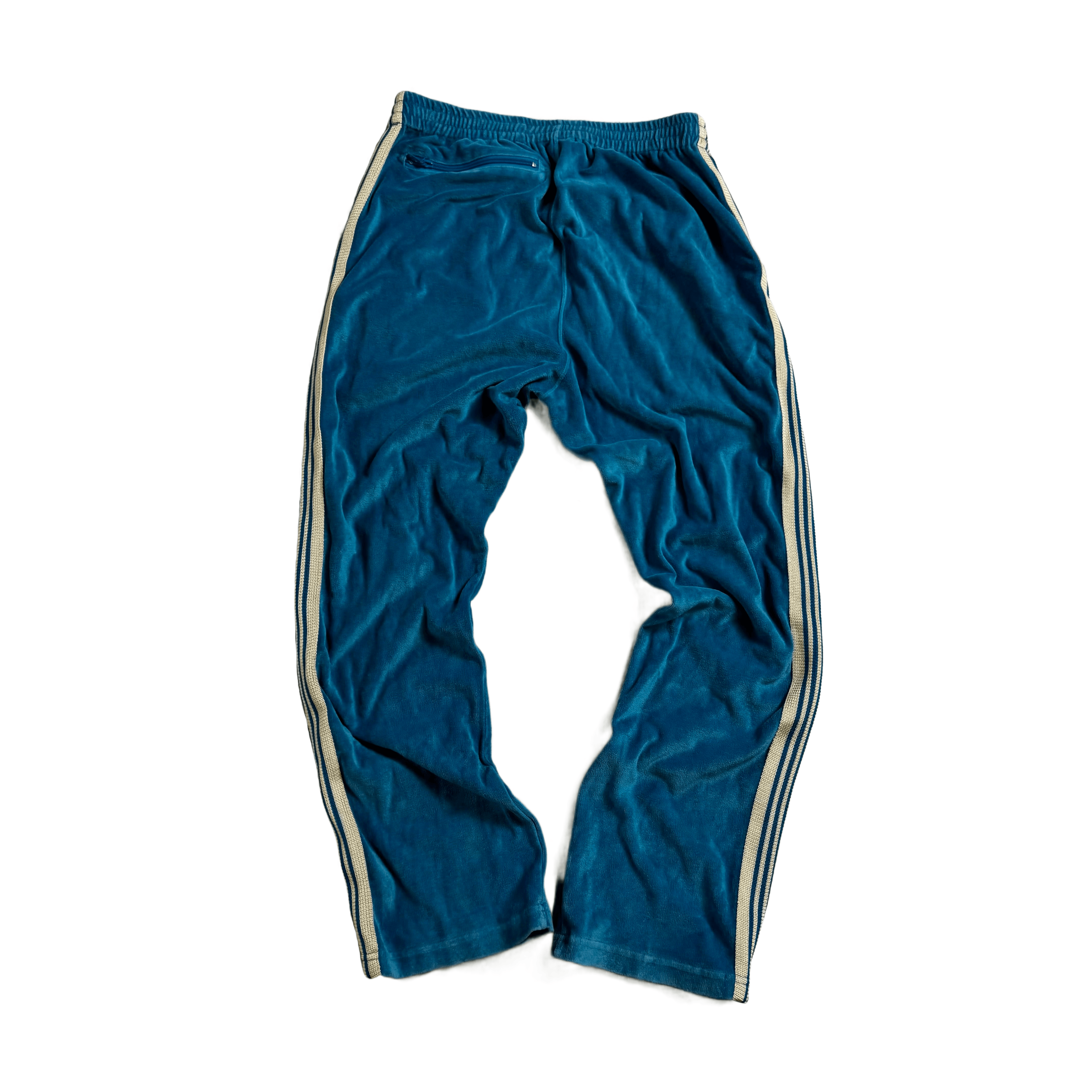 Blue Needles Velour Joggers - M