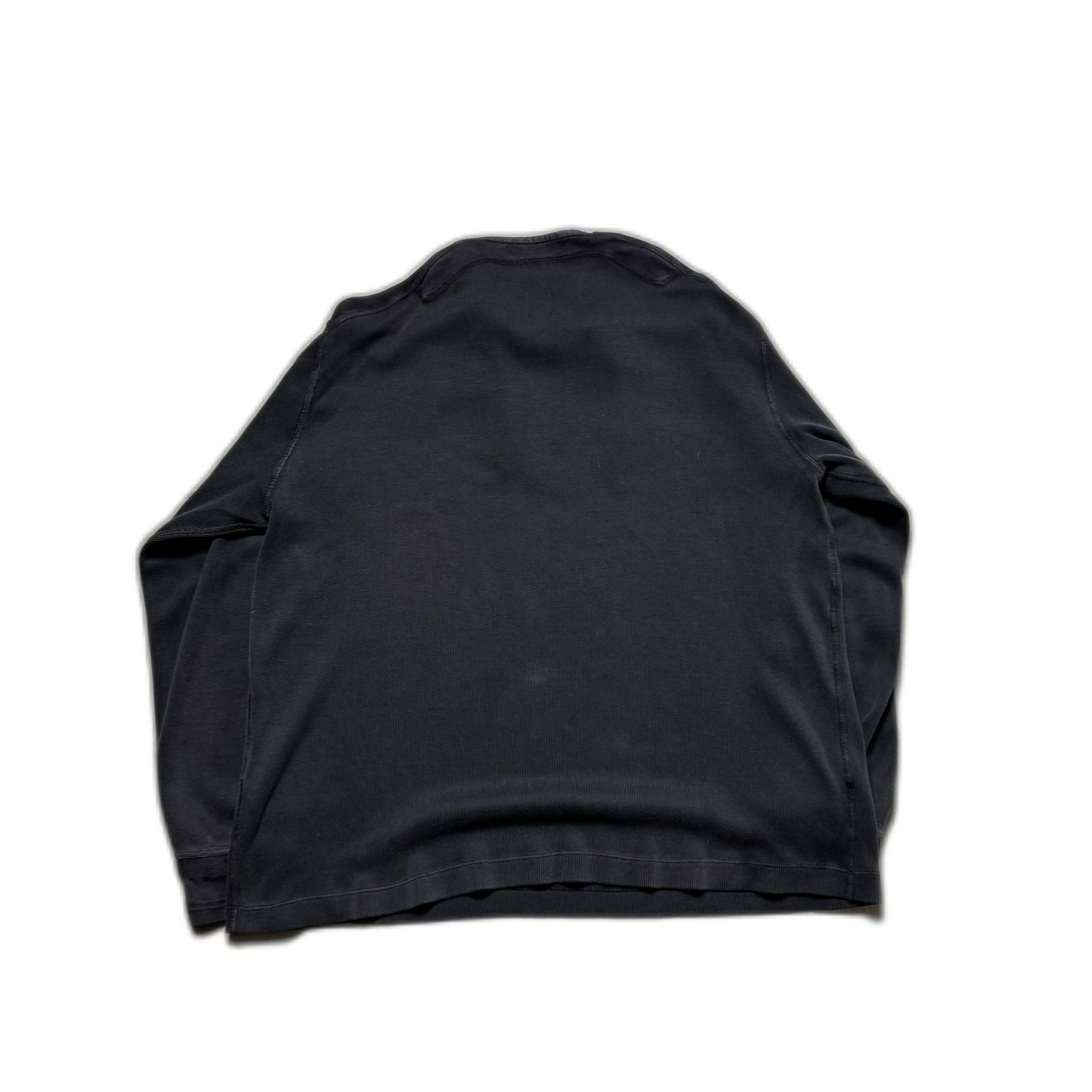 Navy Blue Stone Island Knitted Sweatshirt - XL