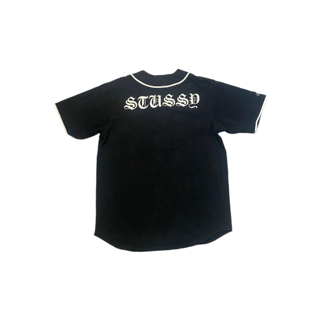 Black Stussy Baseball Jersey - L