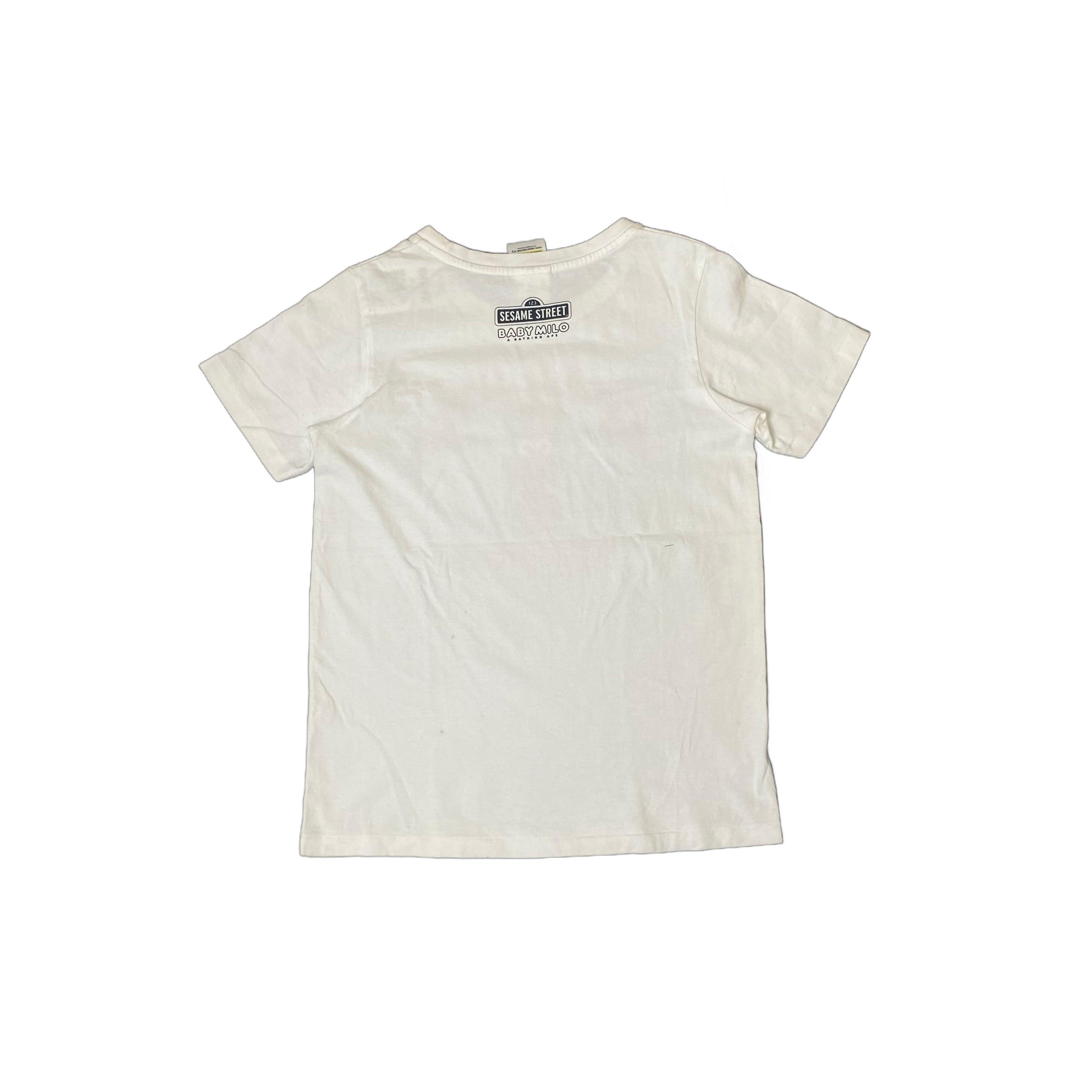 White A Bathing Ape (BAPE) x Sesame Street Tee - S