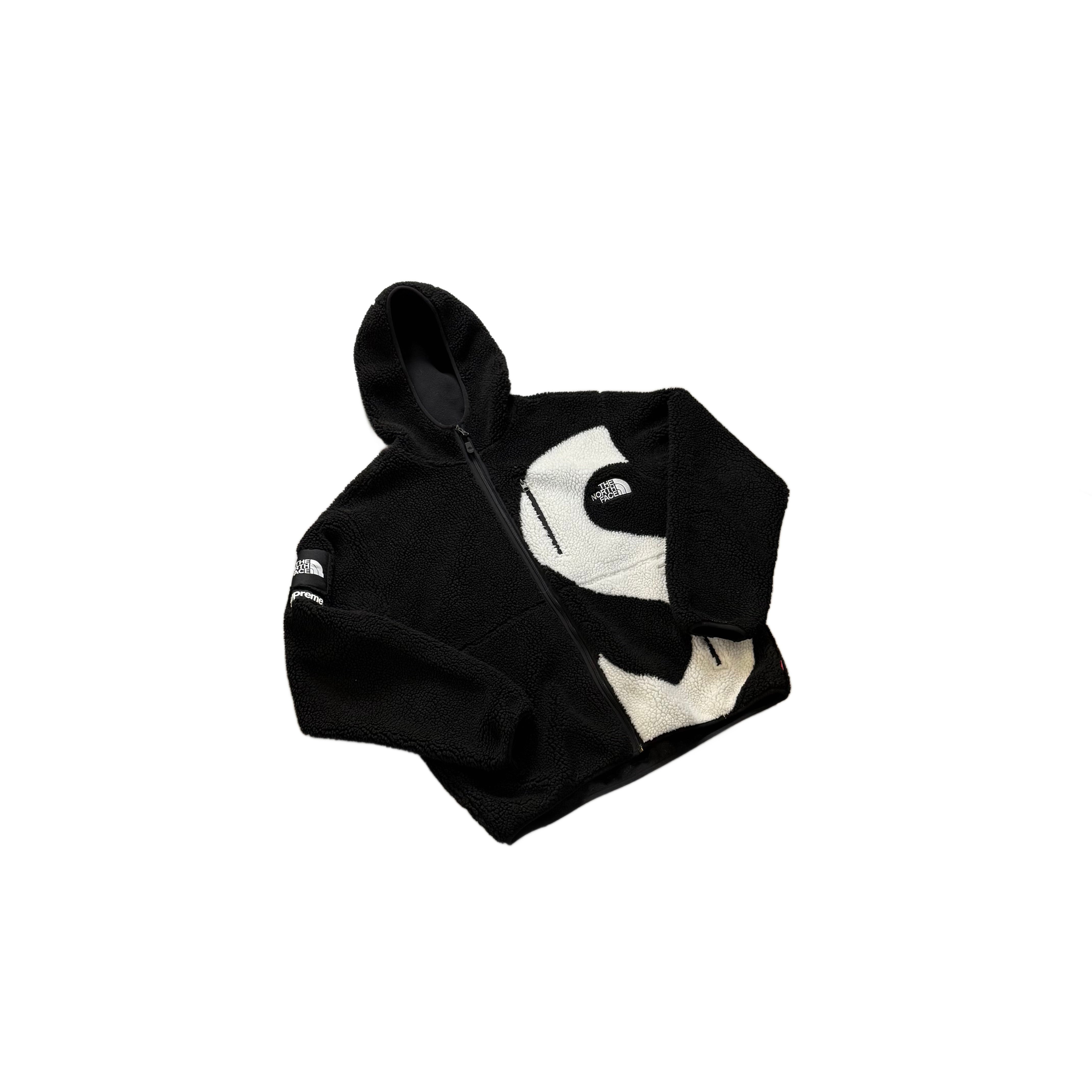 Black Supreme x The North Face FW20 Full Zip S Logo Fleece - L