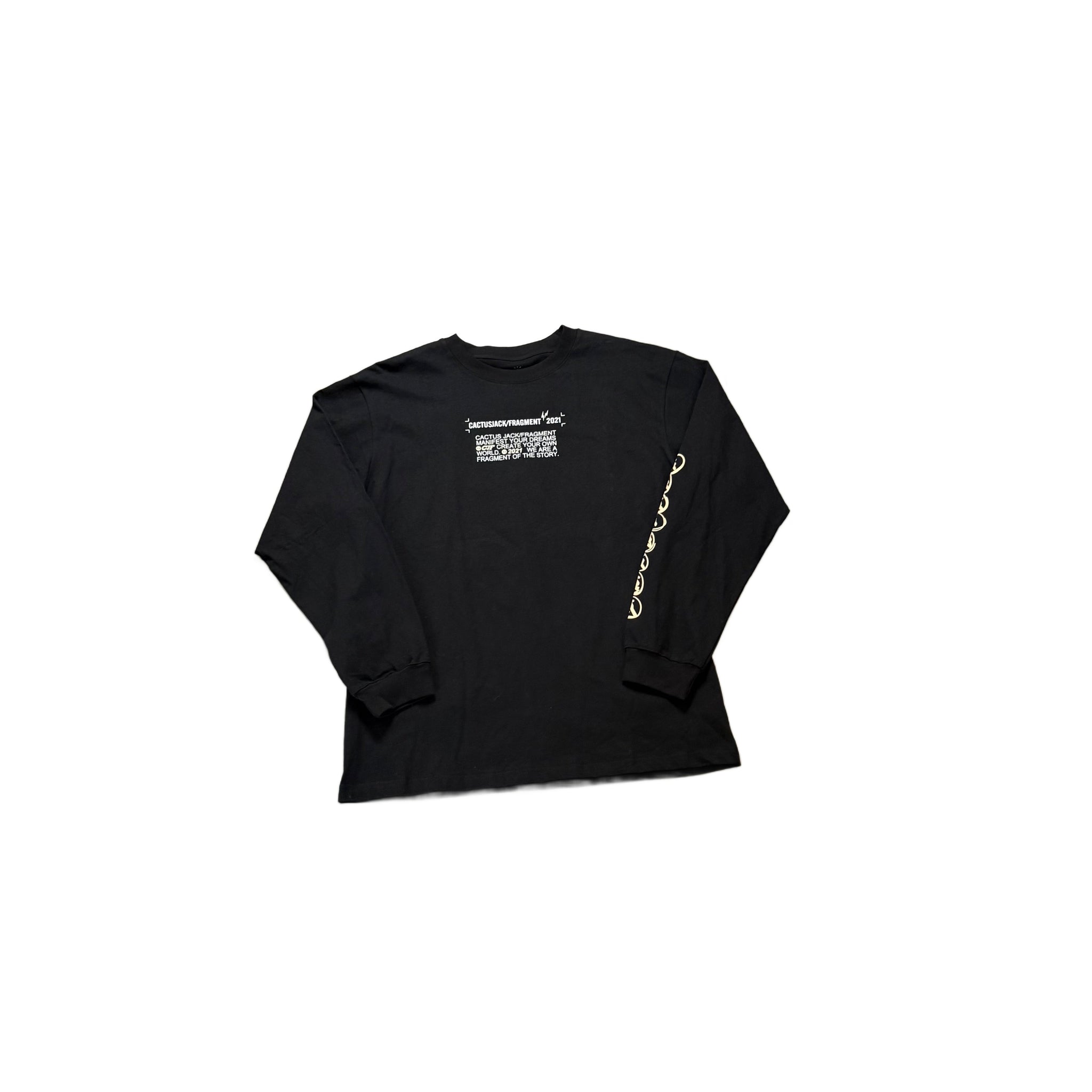 Black Travis Scott Long Sleeve Tee - XL