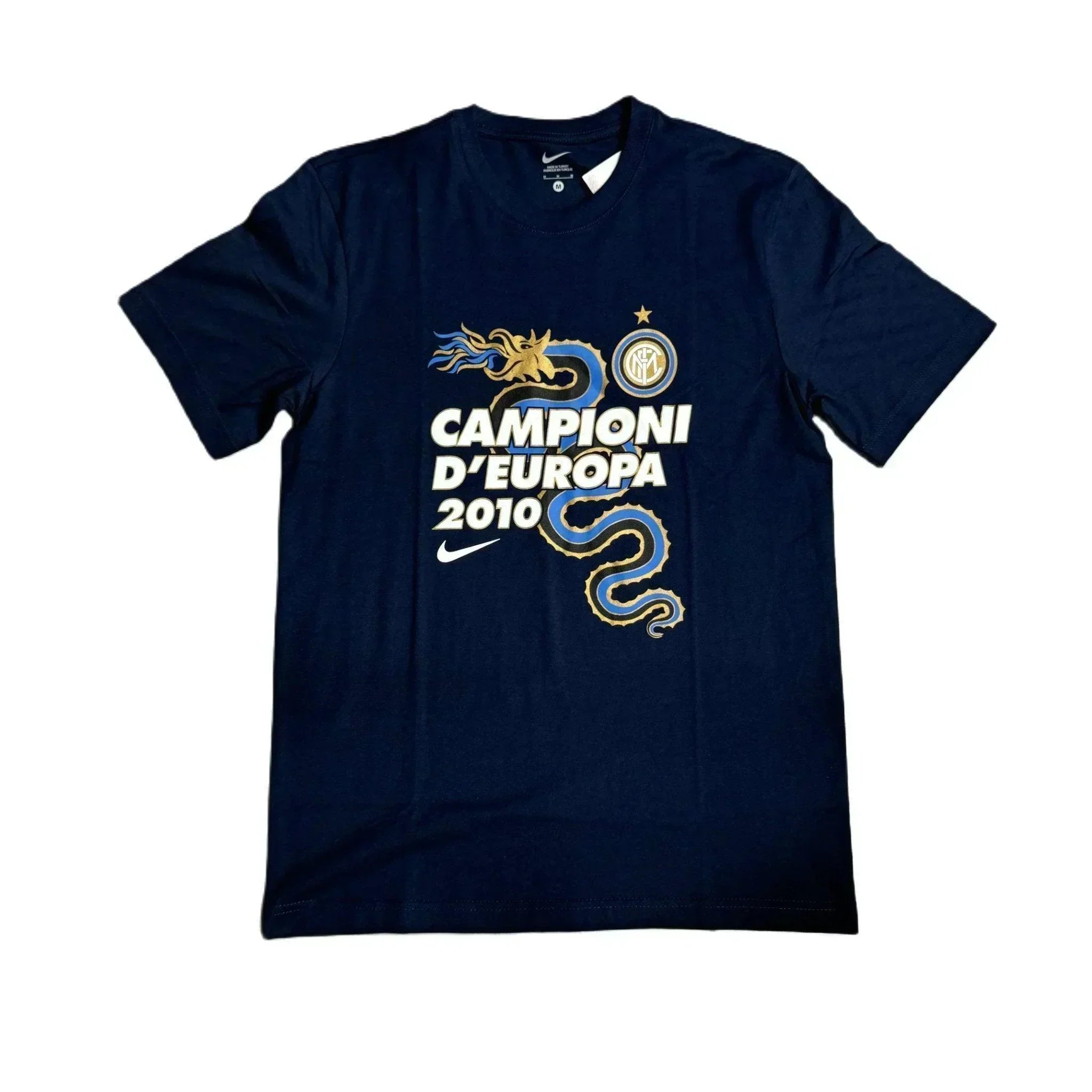 Brand New Vintage Navy Blue Inter Milan Tee - M