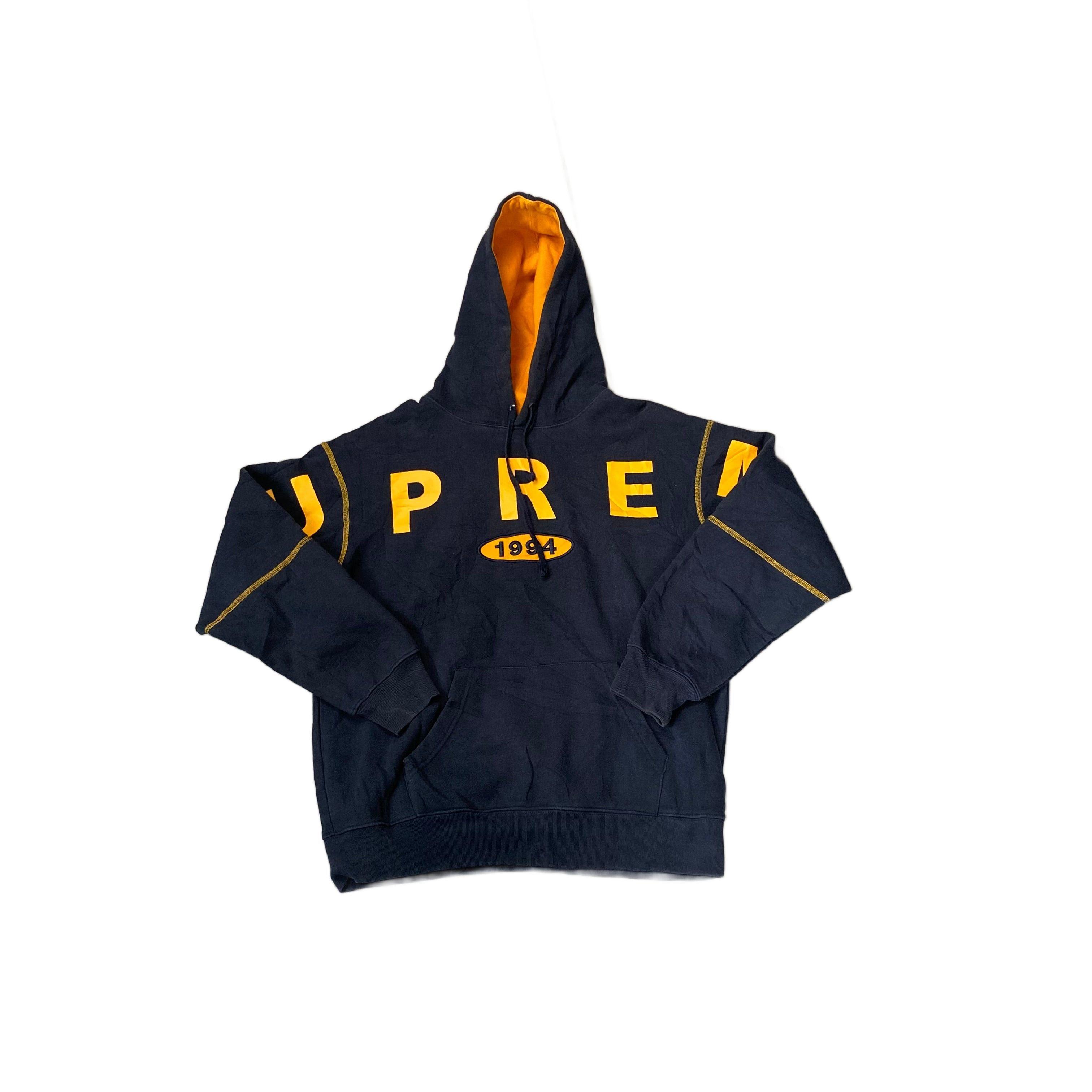 Navy Blue Supreme Hoodie - M
