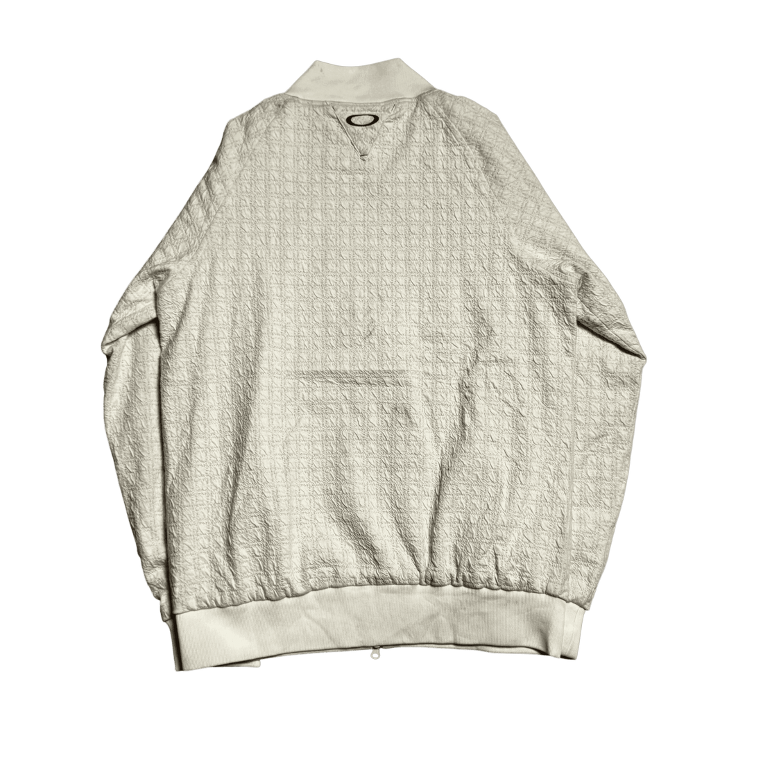 Cream Oakley Zip Up Jacket - M