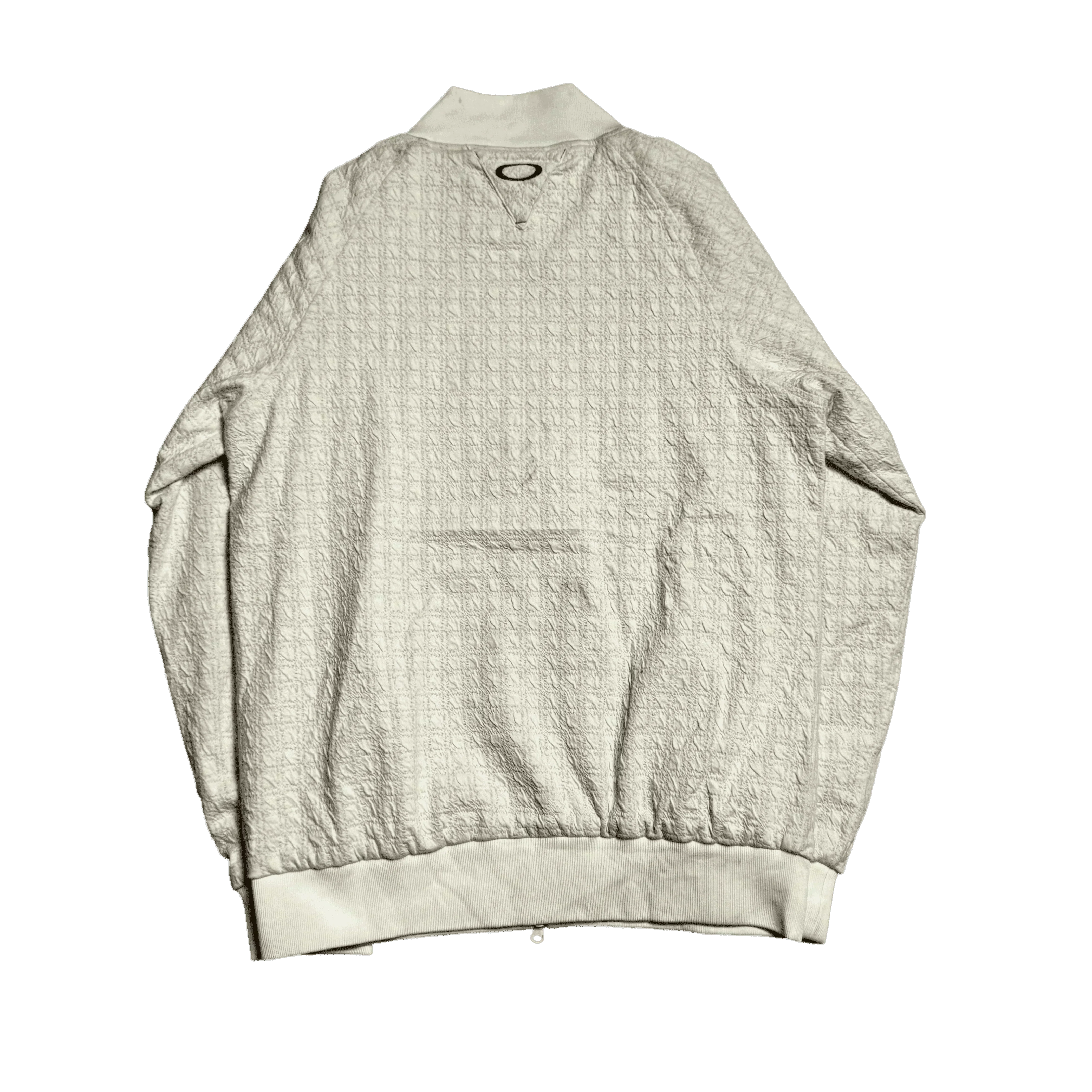 Cream Oakley Zip Up Jacket - M