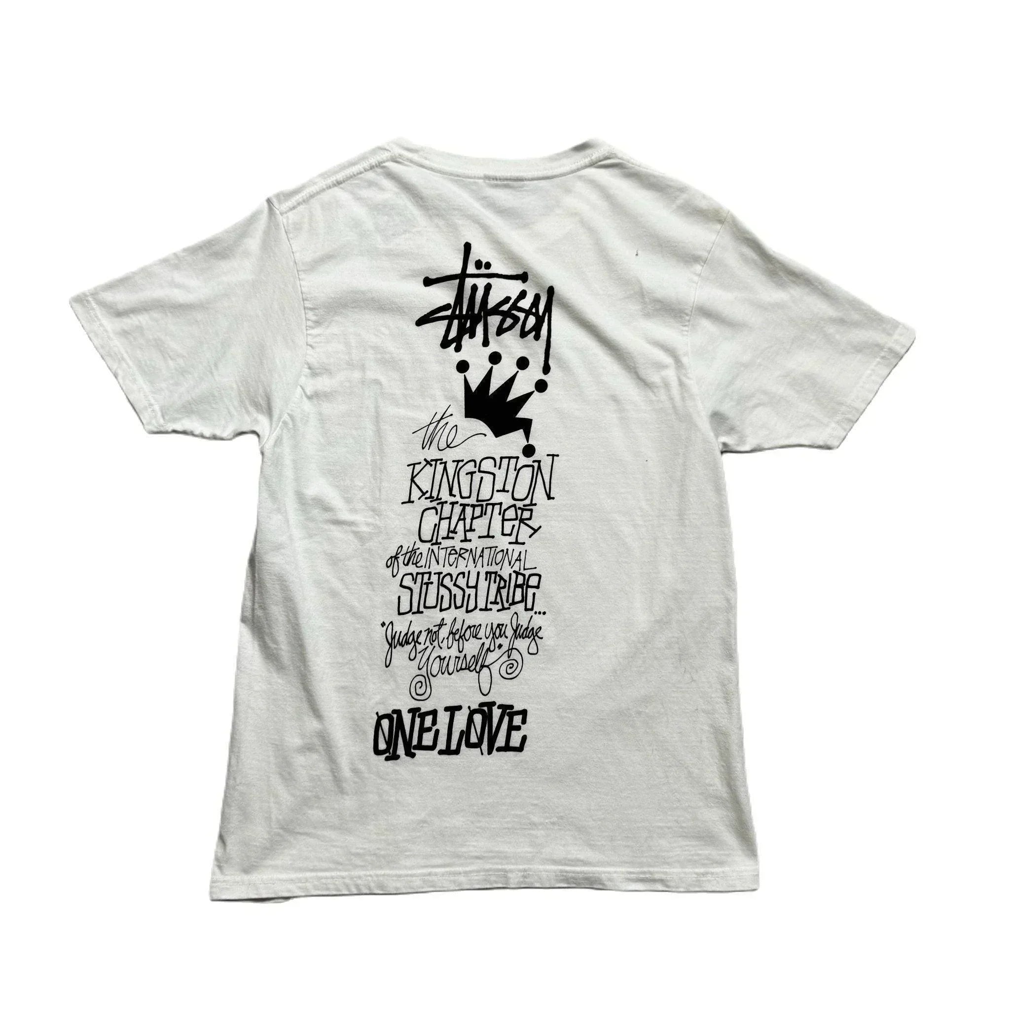 White Stussy Tee - M