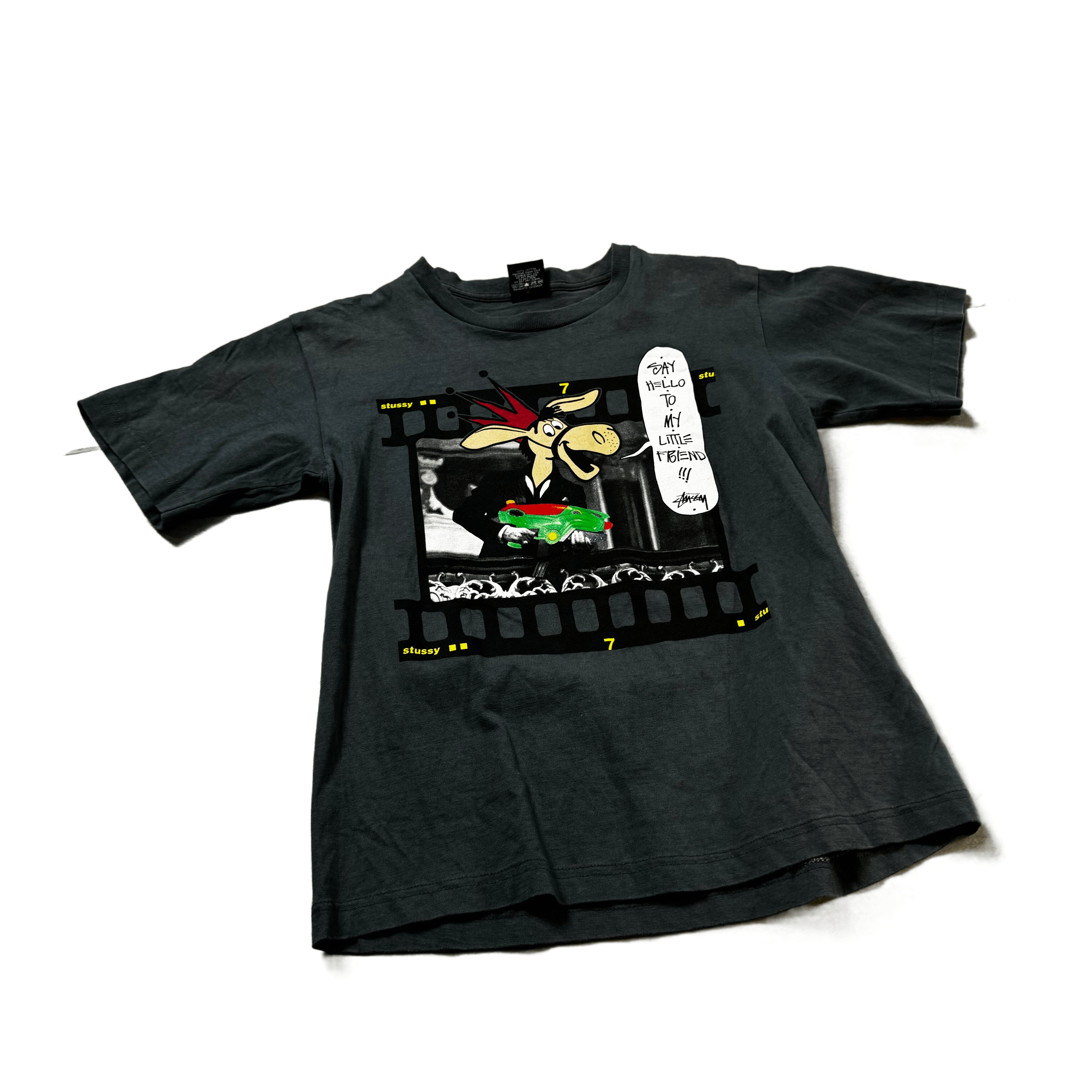 Grey Stussy Tee - S