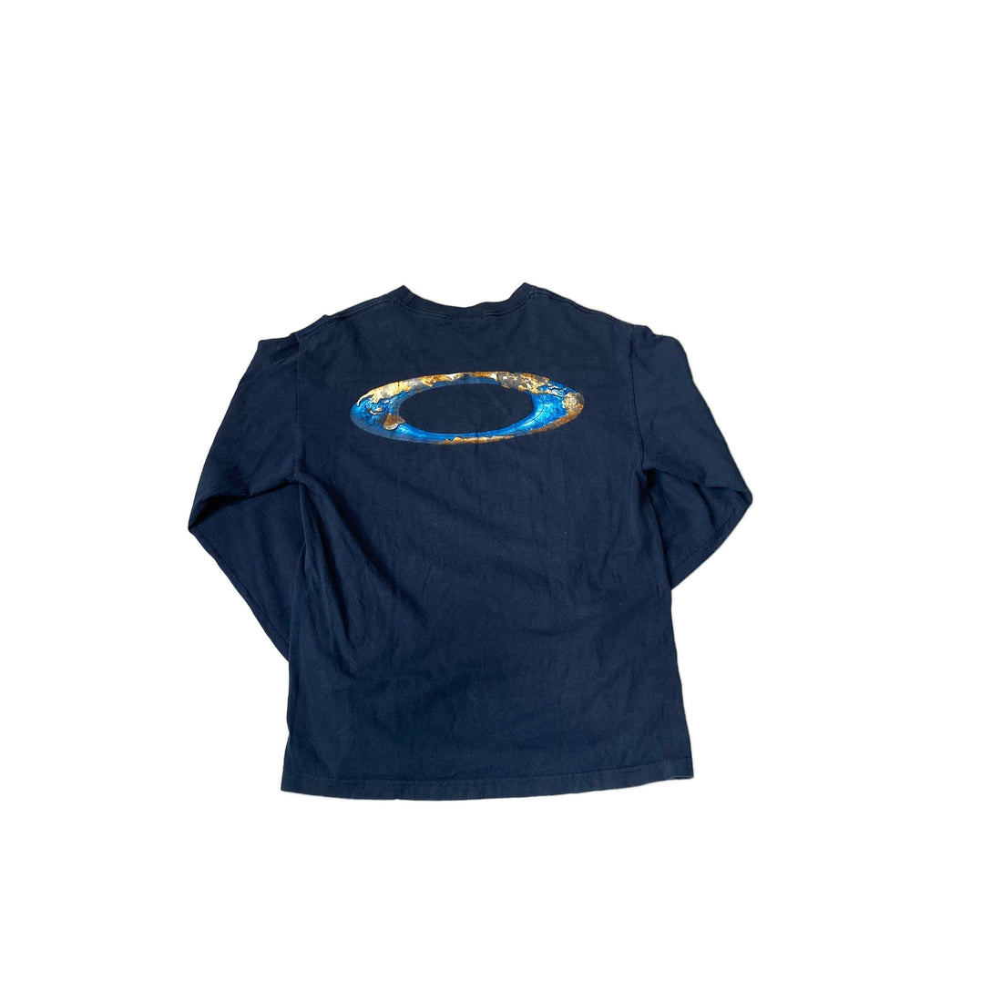 Navy Blue Oakley Long Sleeve Tee - L