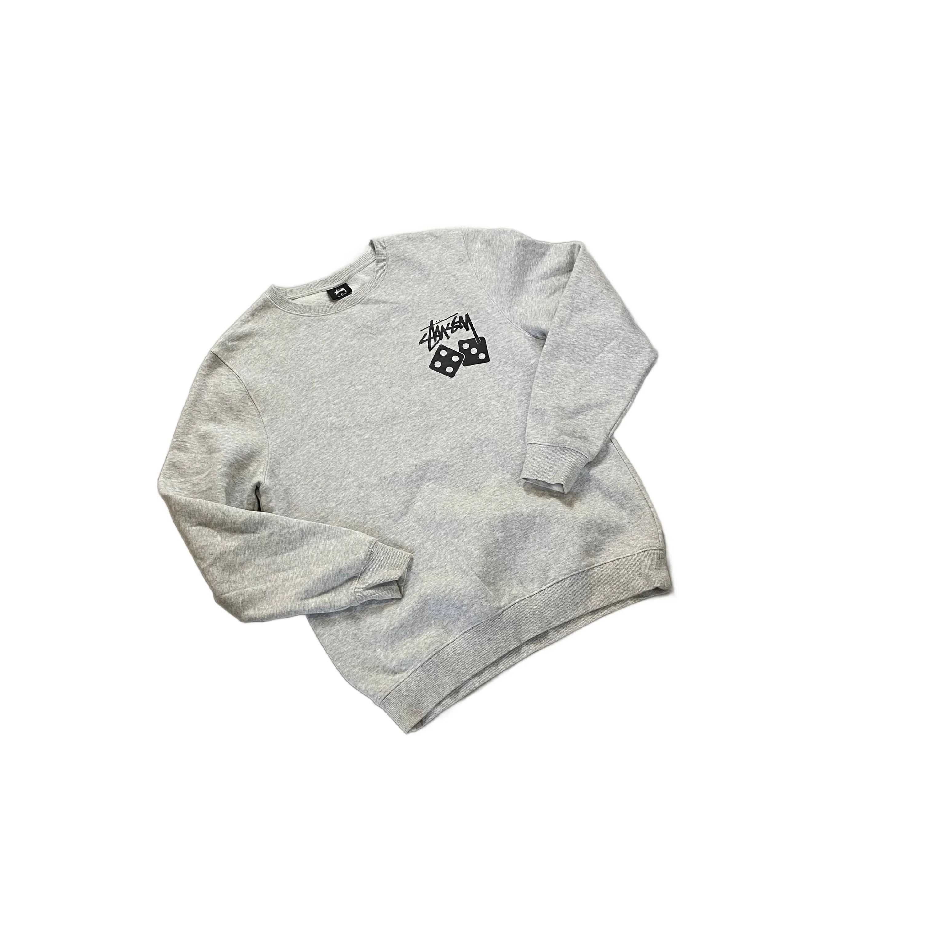 Grey Stussy Sweatshirt - M