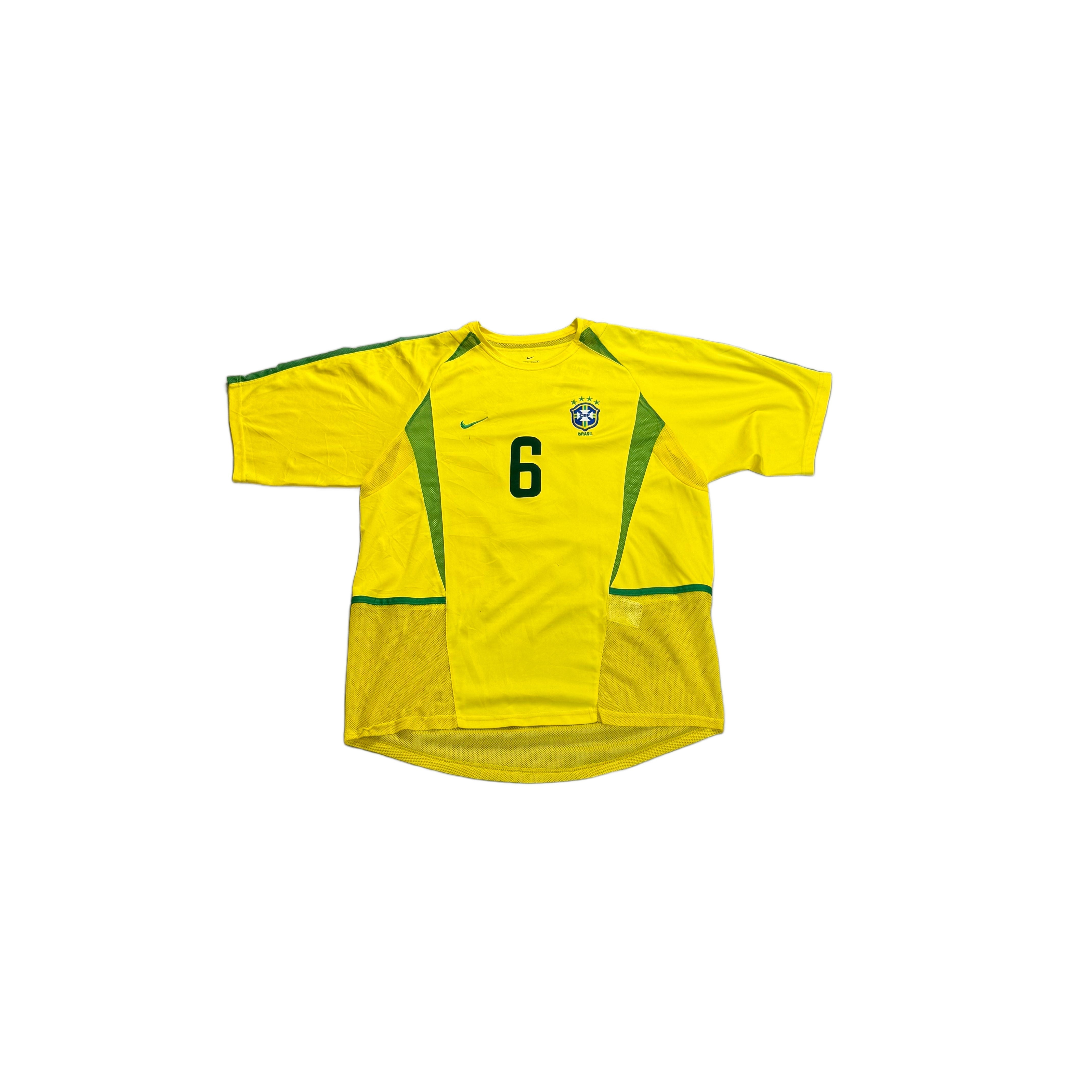 2002 Brazil 'R.Carlos' Shirt - XL
