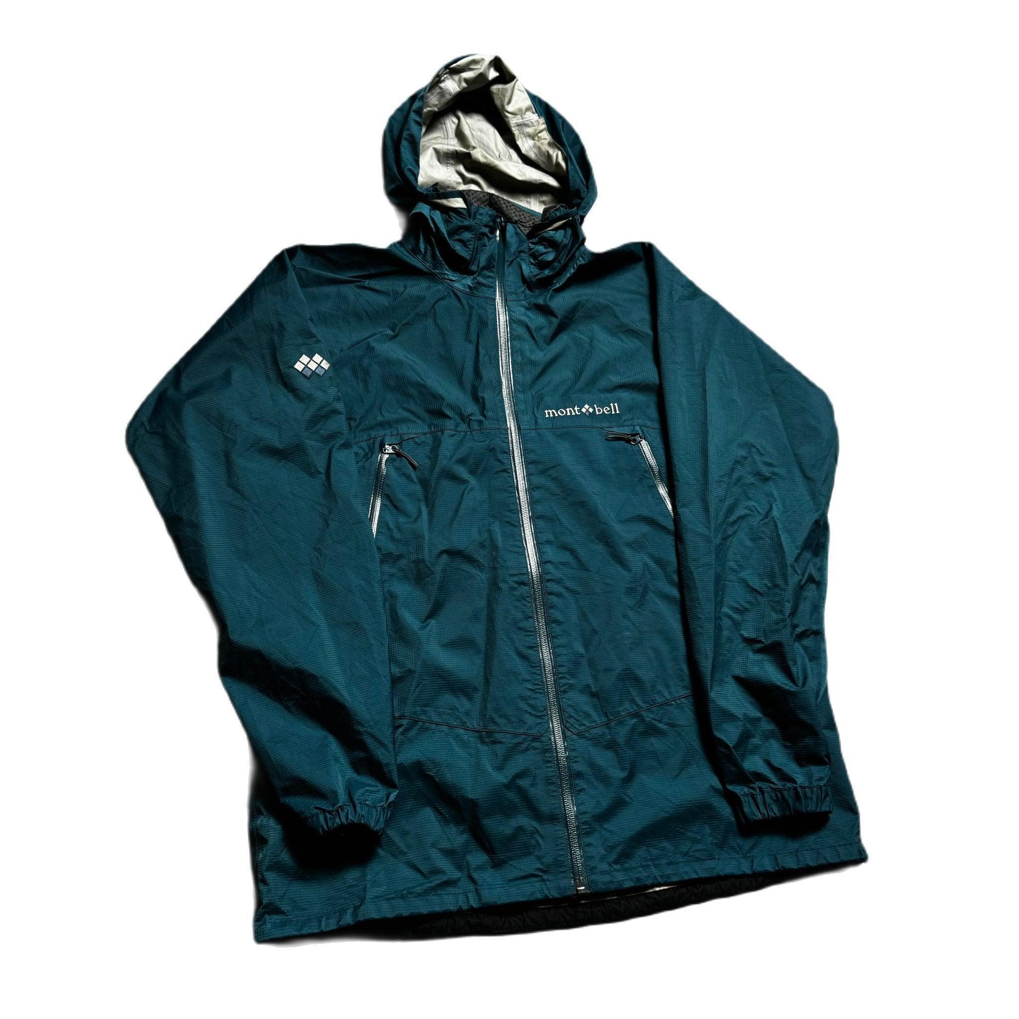 Vintage Green Montbell Waterproof Jacket - M