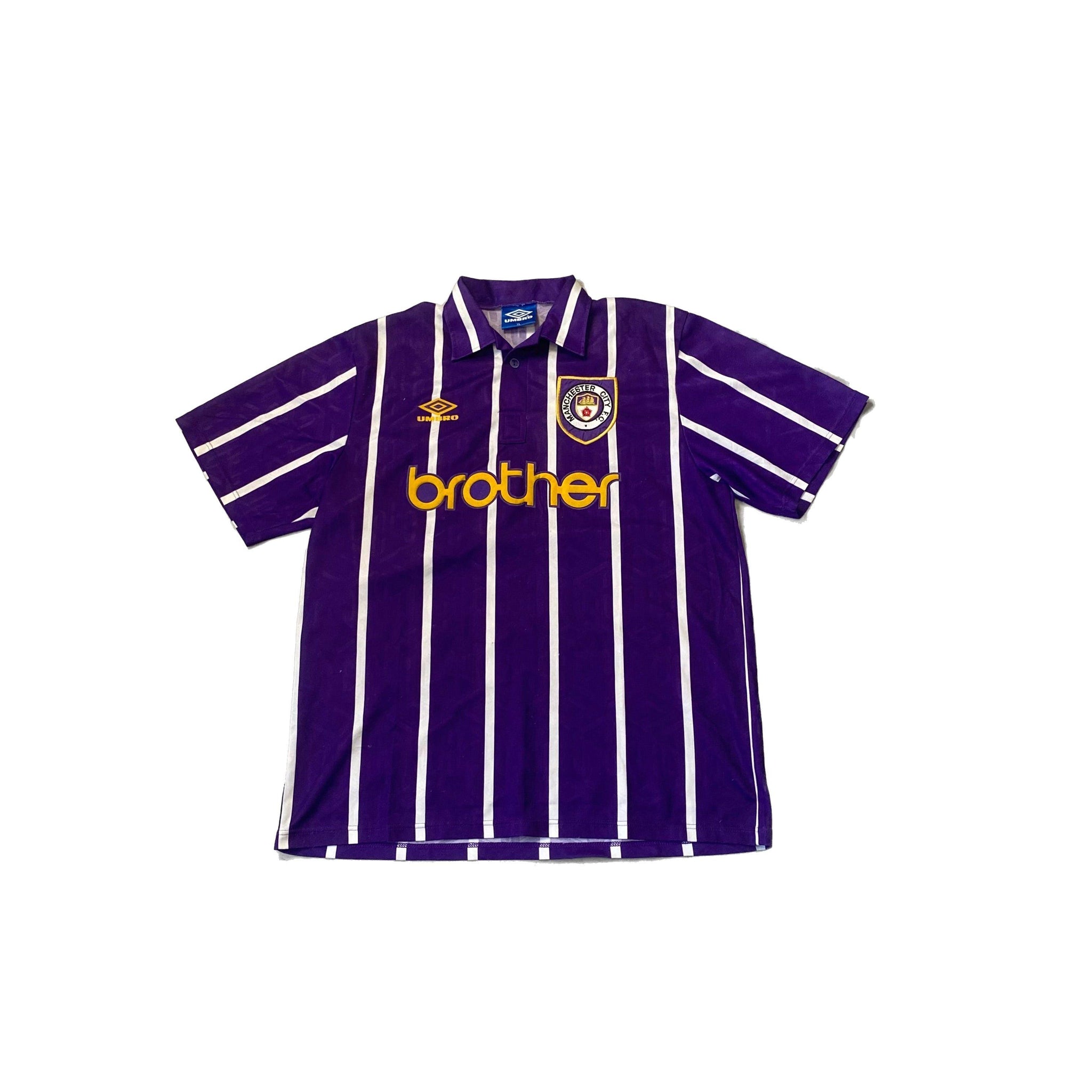 1992 - 94 Manchester City Away Shirt - XL