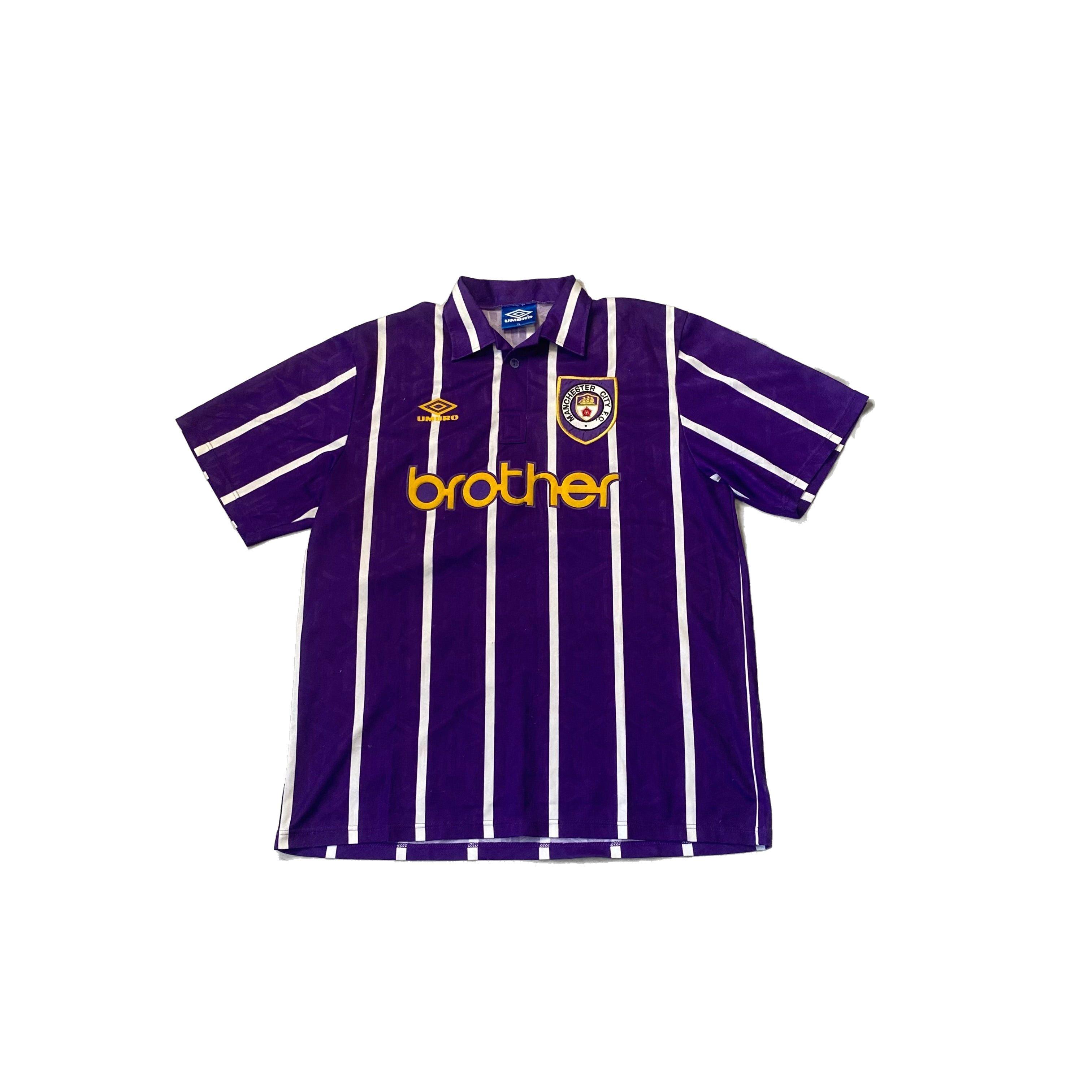 1992 - 94 Manchester City Away Shirt - XL