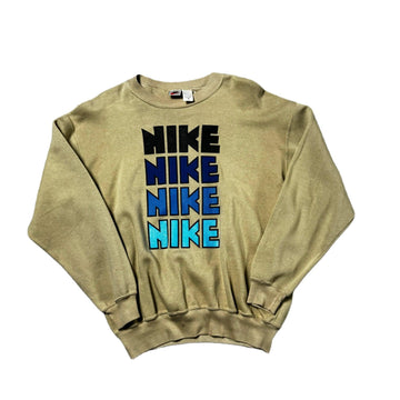 Vintage 90s Beige Nike Sweatshirt - M