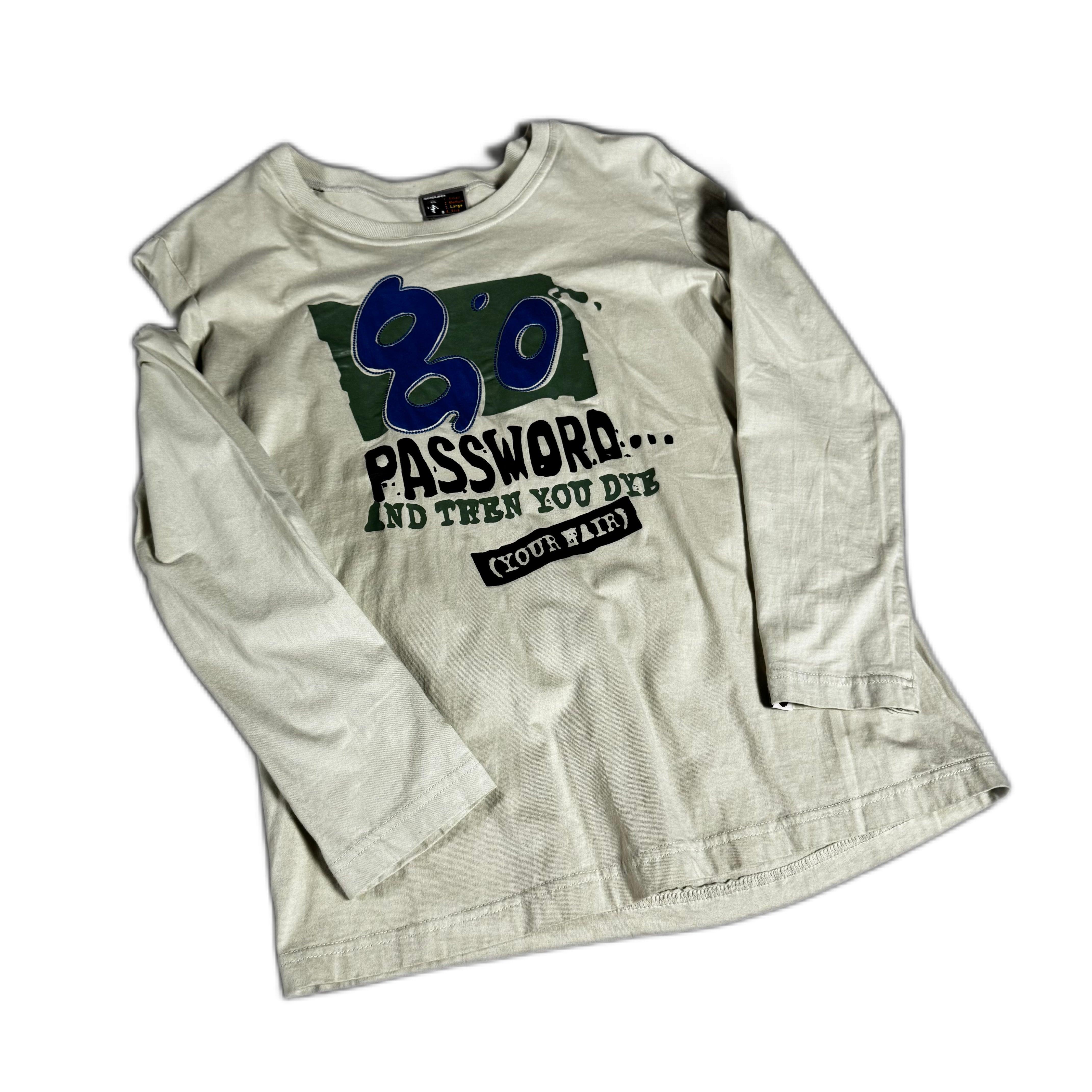 Cream A Bathing Ape (BAPE) Long Sleeve Tee - L