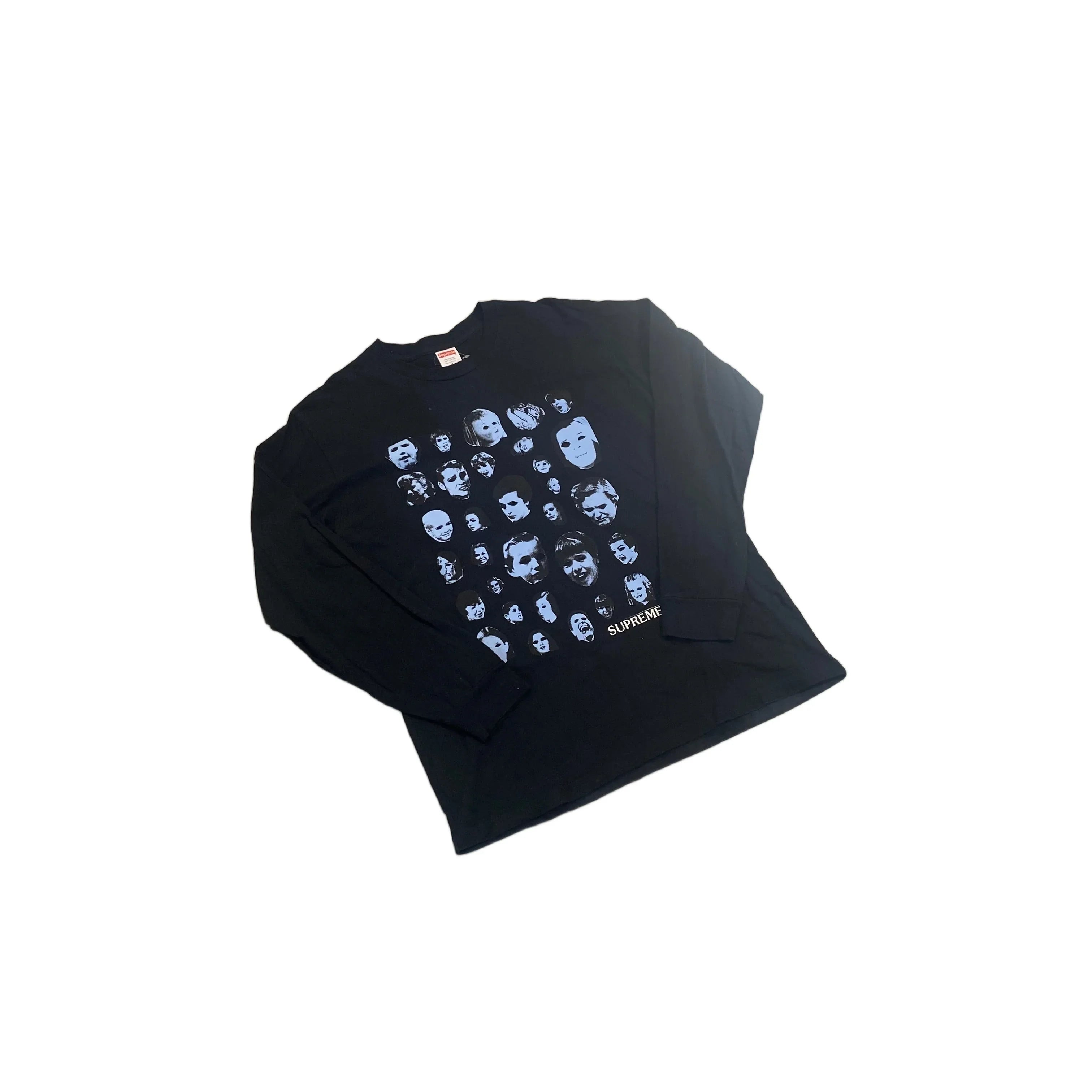 Black Supreme Long Sleeve Tee - M