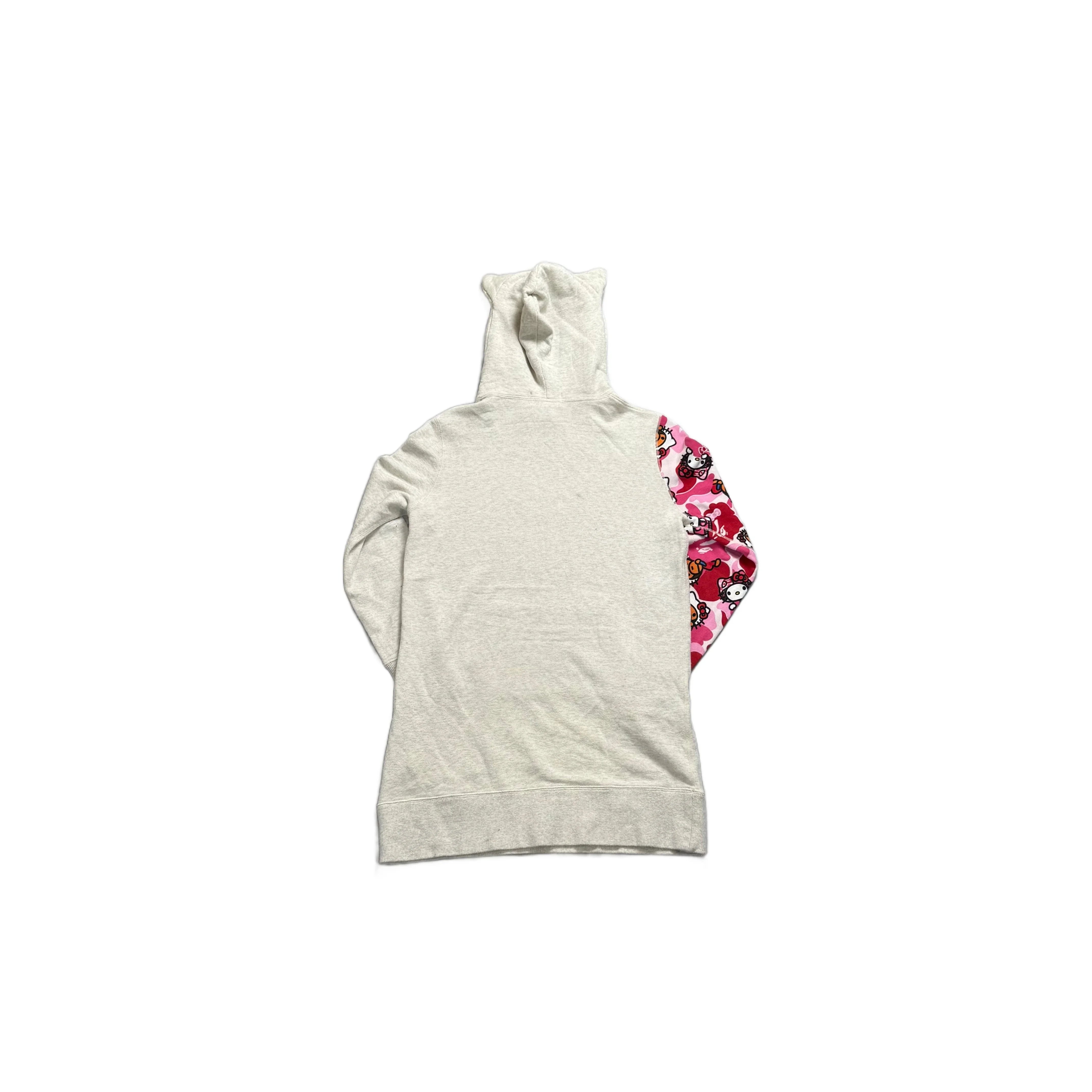 Grey A Bathing Ape (BAPE) x Hello Kitty Hoodie - XS