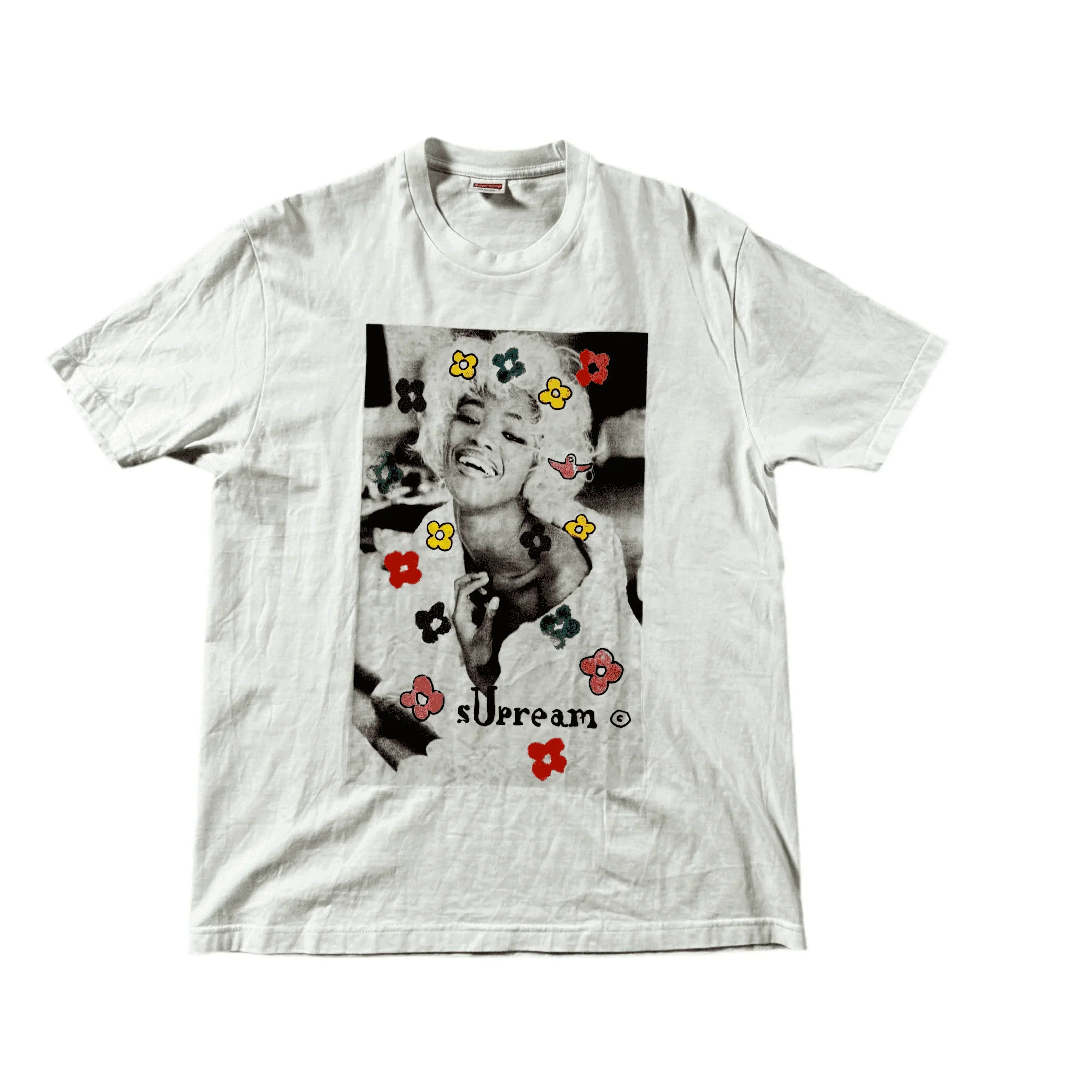 White Supreme Tee - L