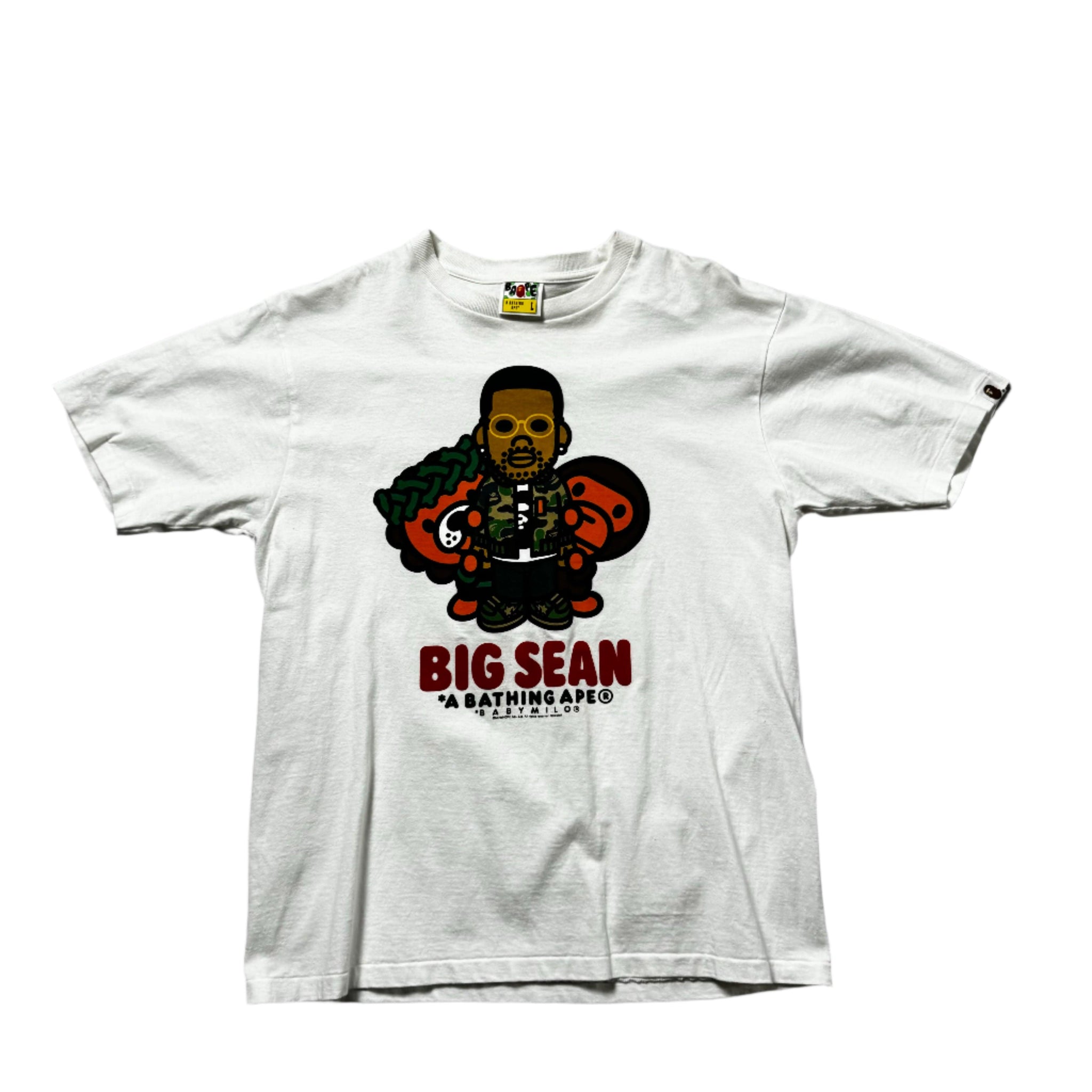 White A Bathing Ape (BAPE) x Big Sean Tee - L