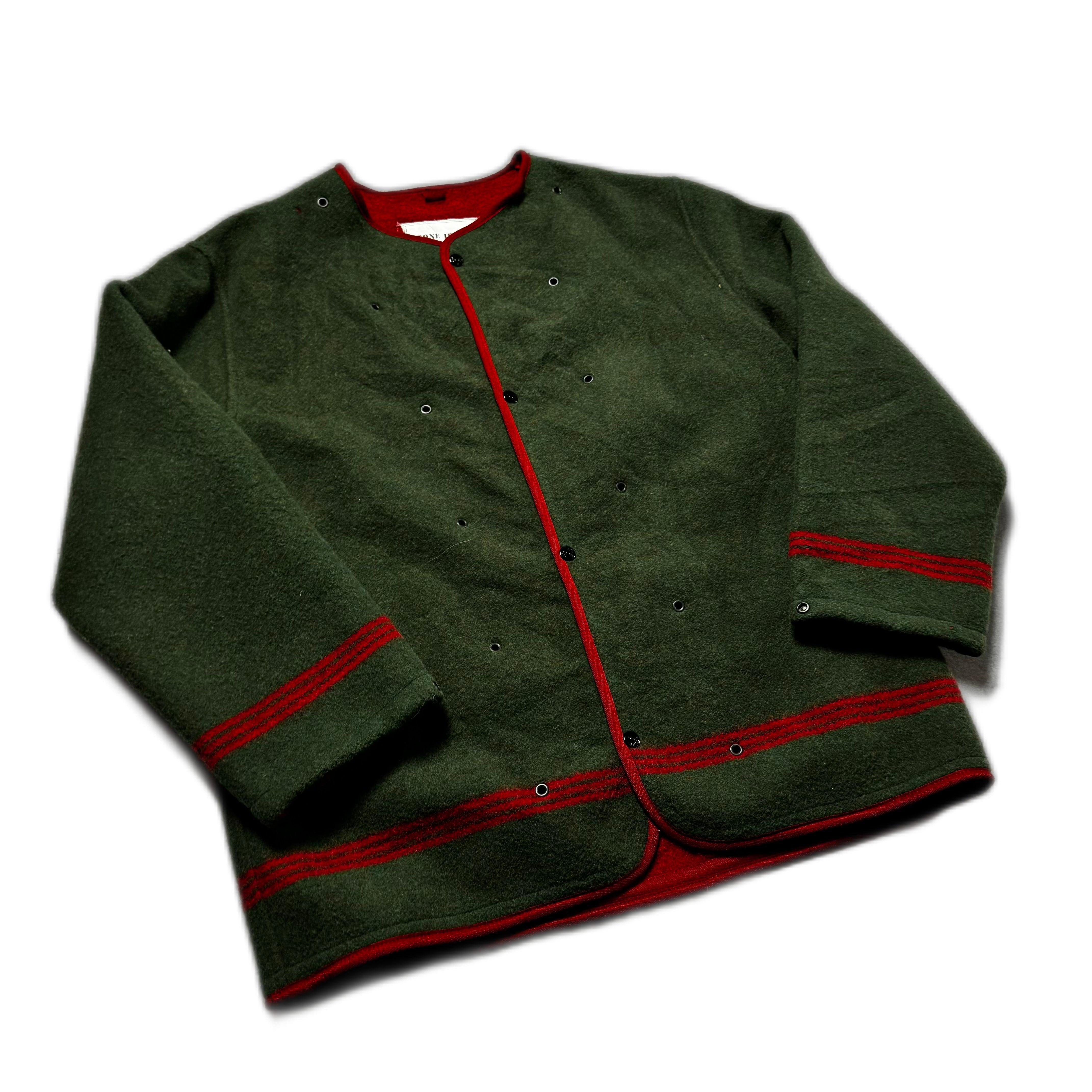Vintage 90s Green Stone Island Cardigan - XL