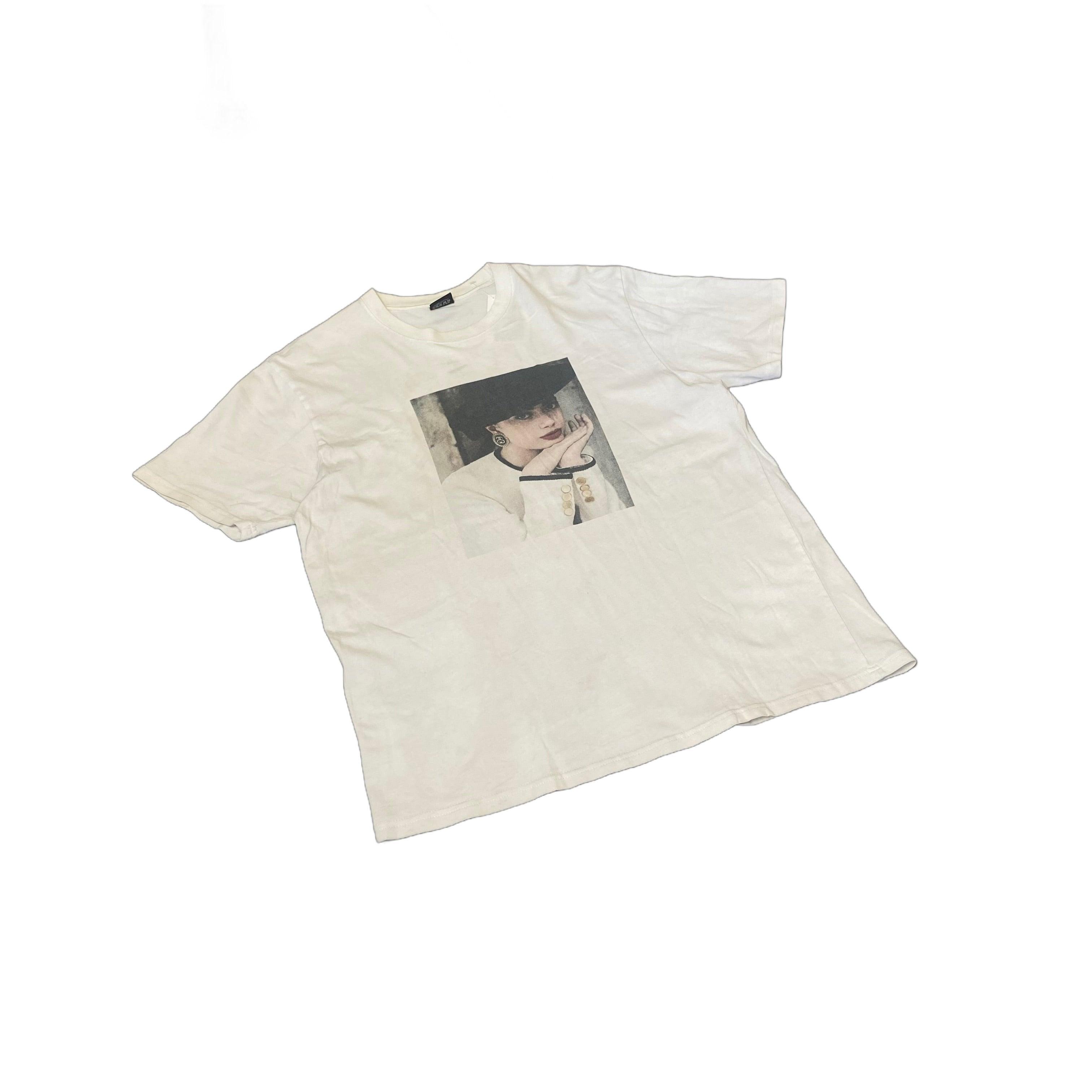 White Stussy Tee - M