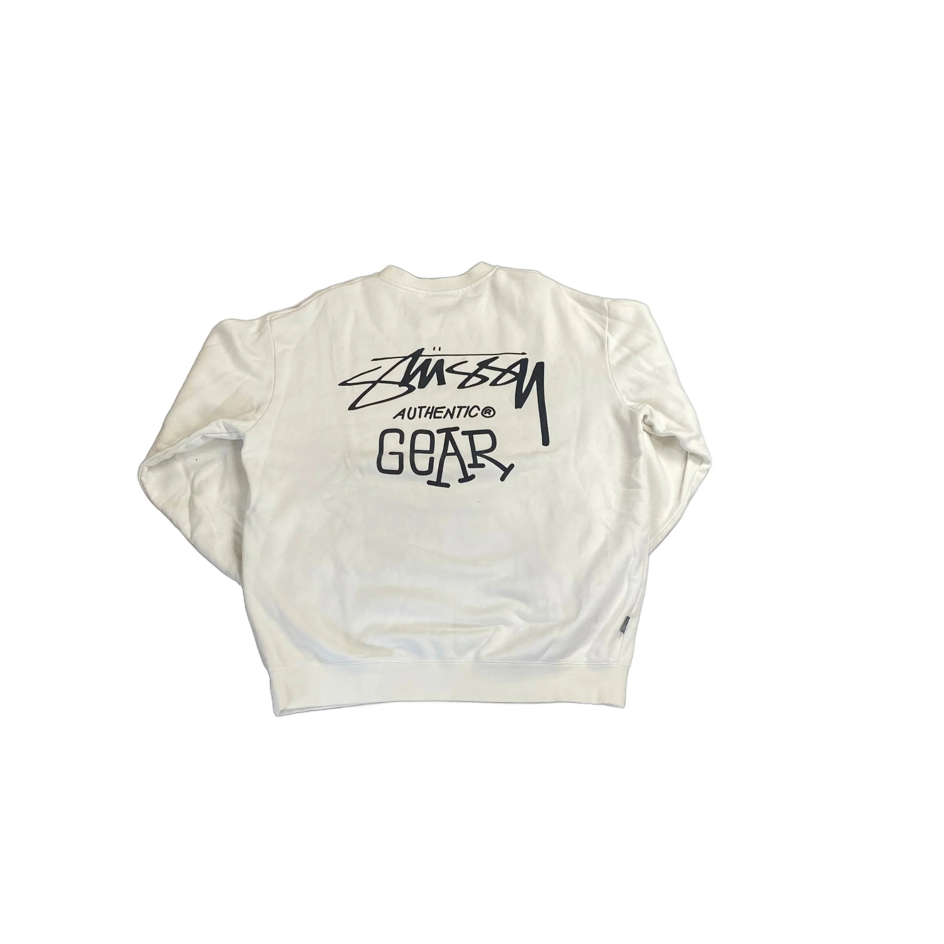 White Stussy Sweatshirt - M
