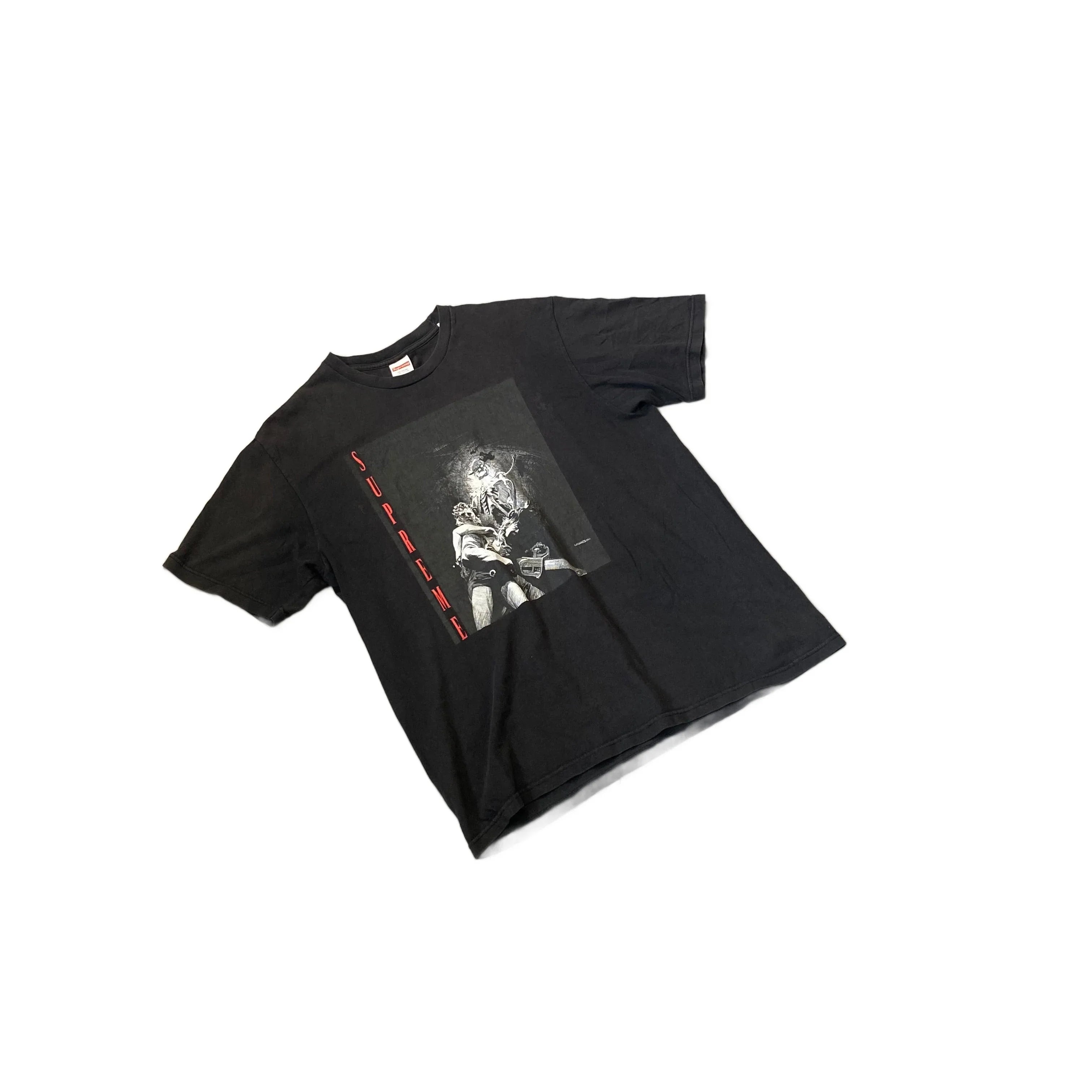 Black Supreme Tee - L