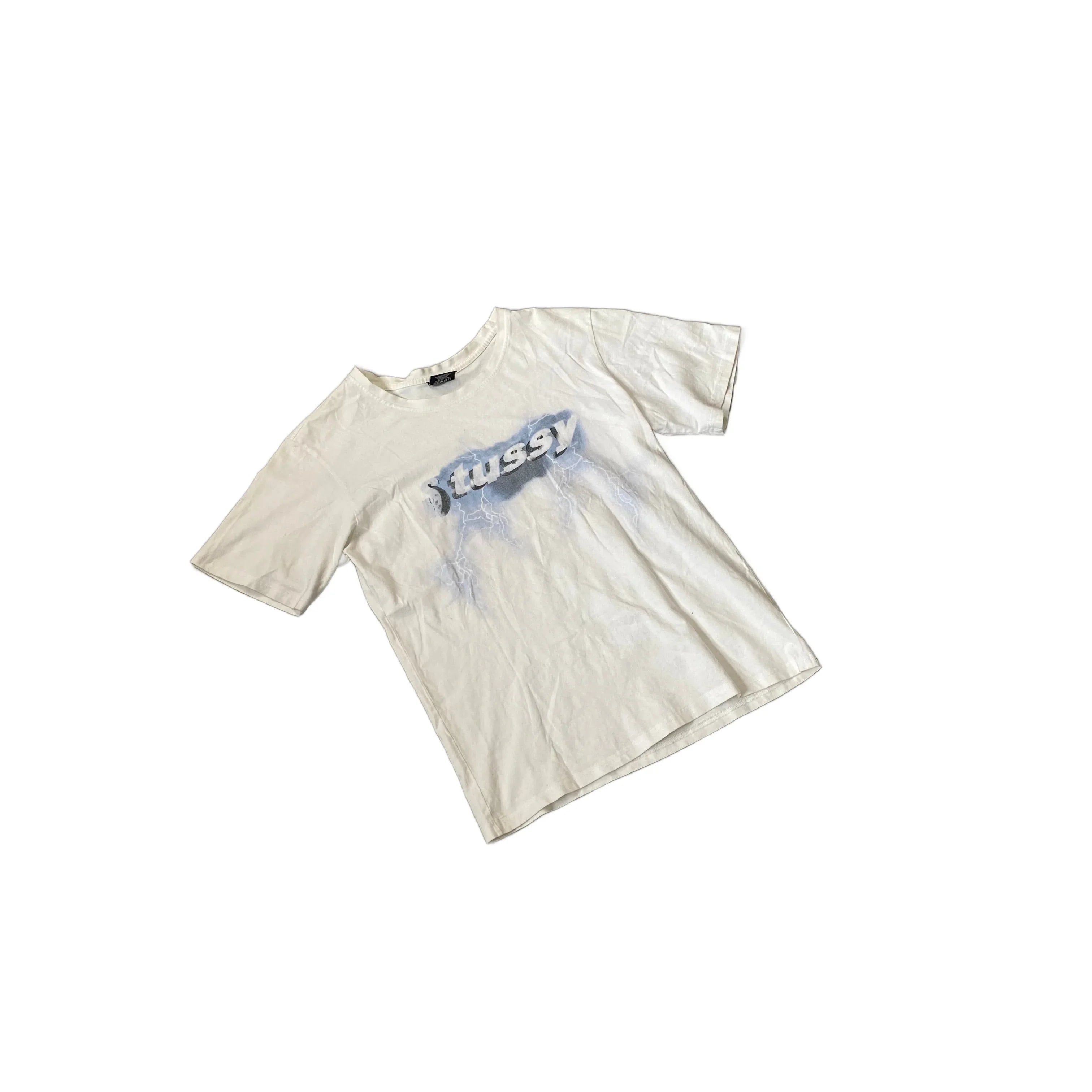 White Stussy Tee - M