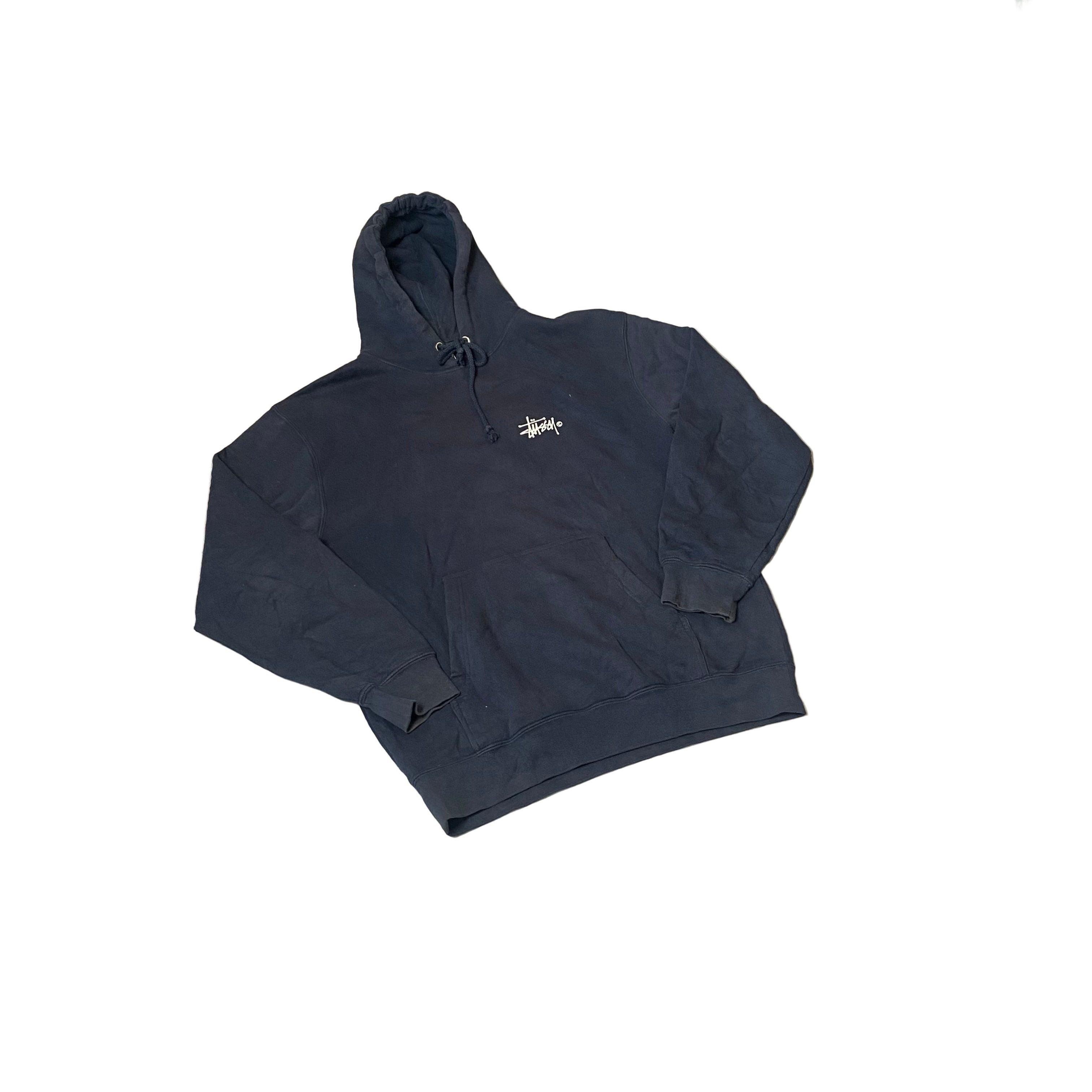 Navy Blue Stussy Hoodie - M