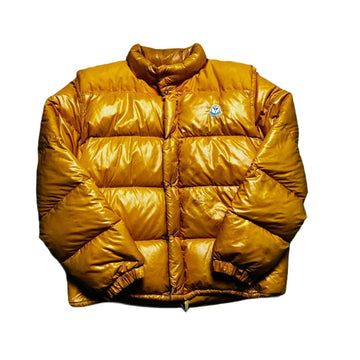 Vintage 90s Yellow Moncler Puffer Coat - L