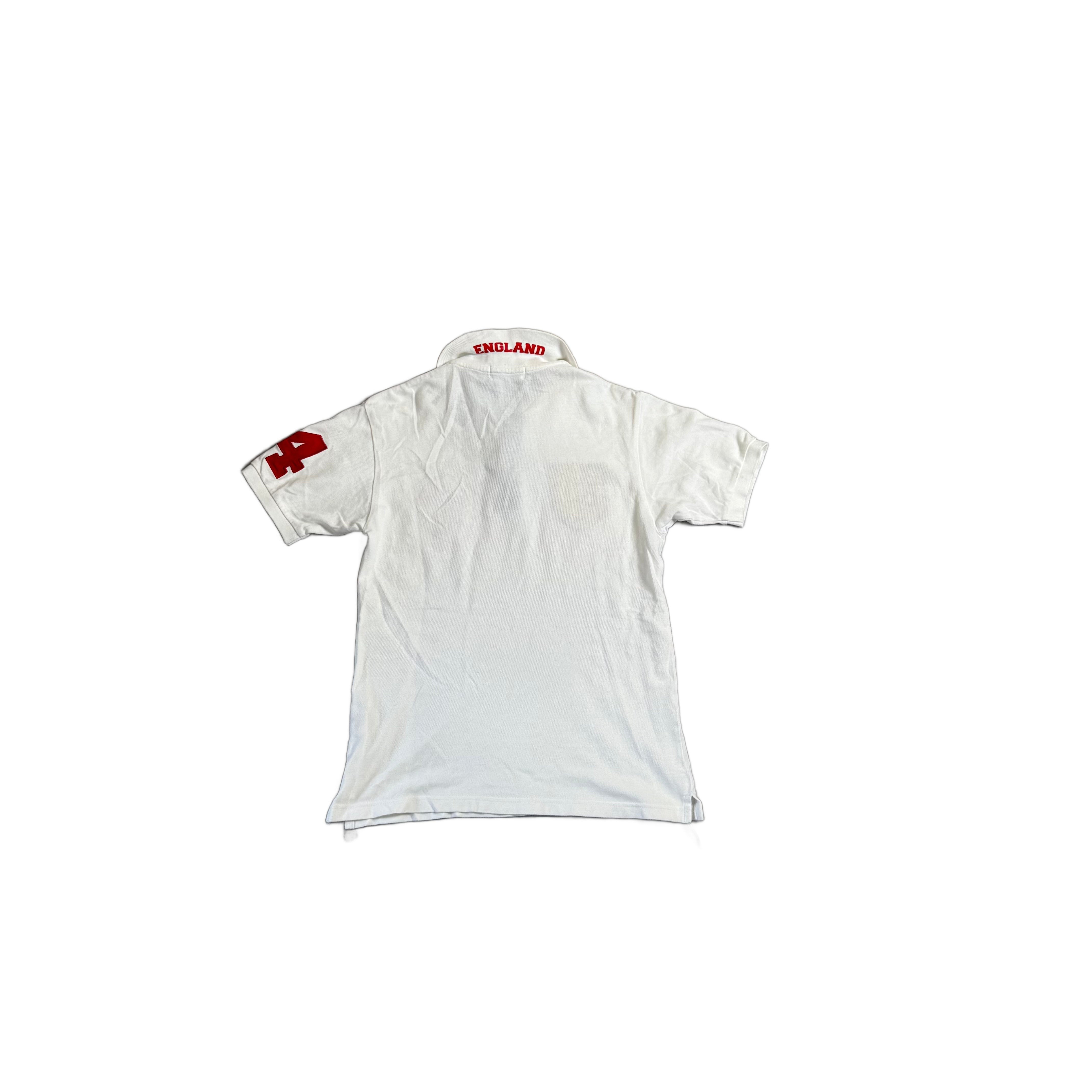 White A Bathing Ape (BAPE) Polo Shirt - M