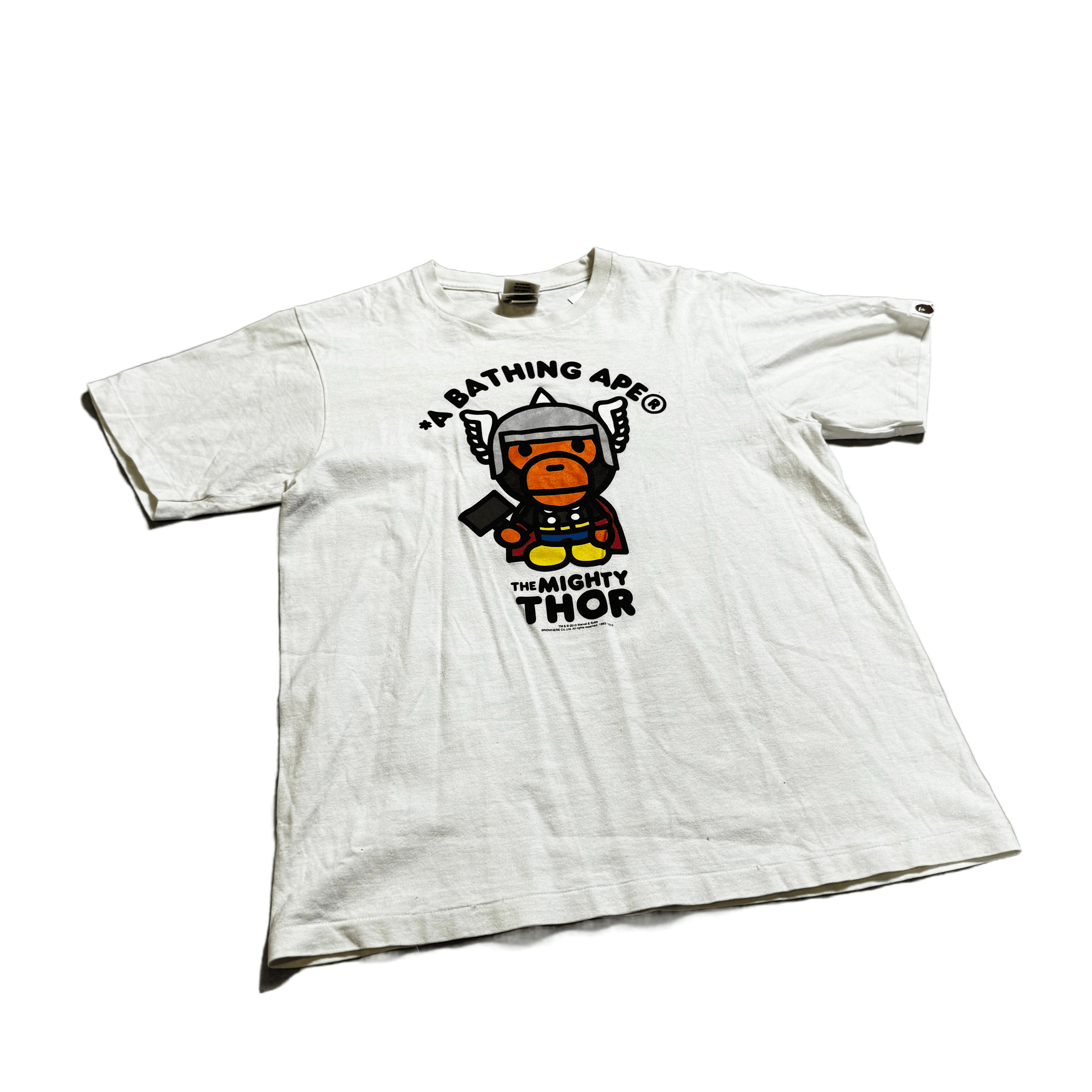 White A Bathing Ape (BAPE) x Thor Tee - M