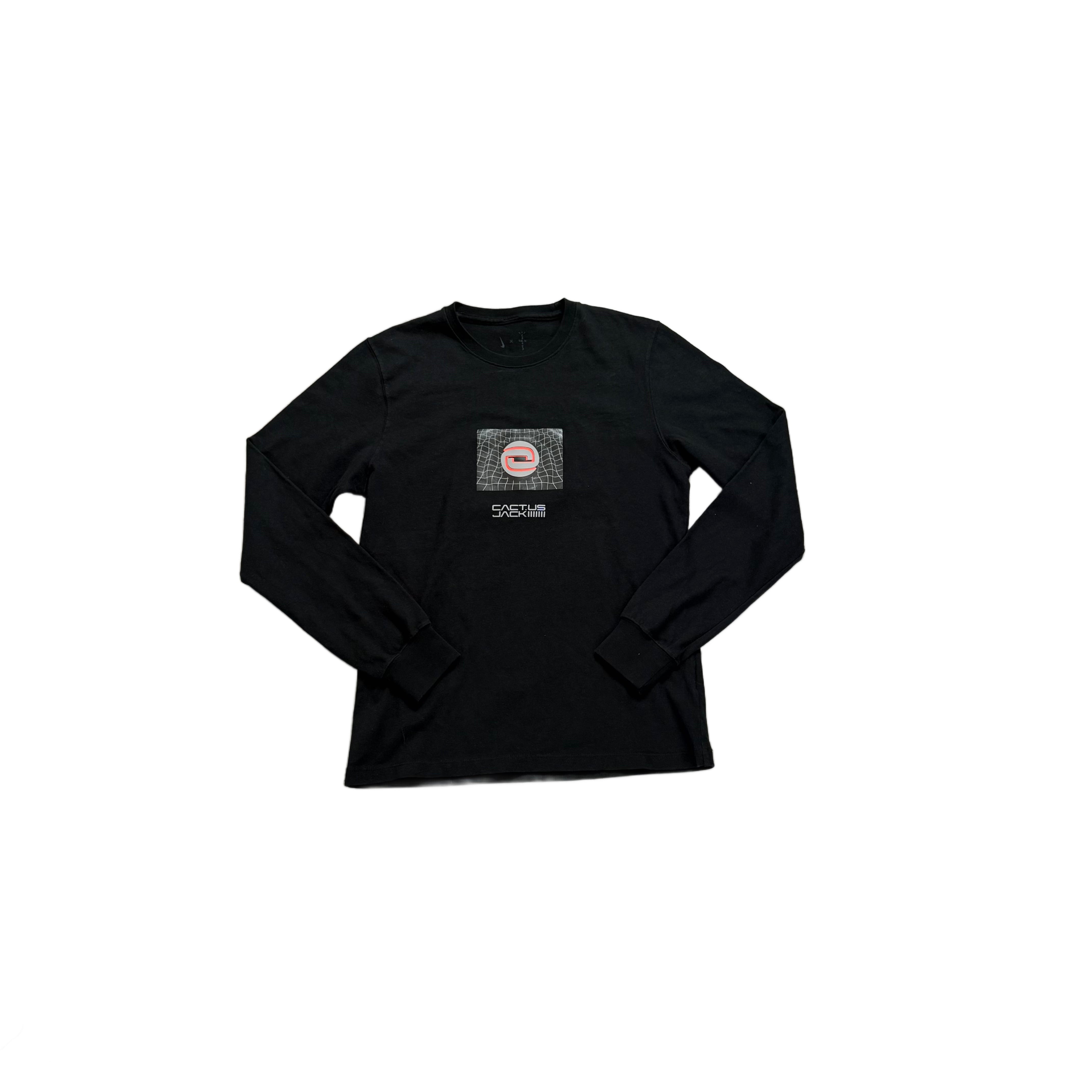Black Nike x Travis Scott Long Sleeve Tee - S