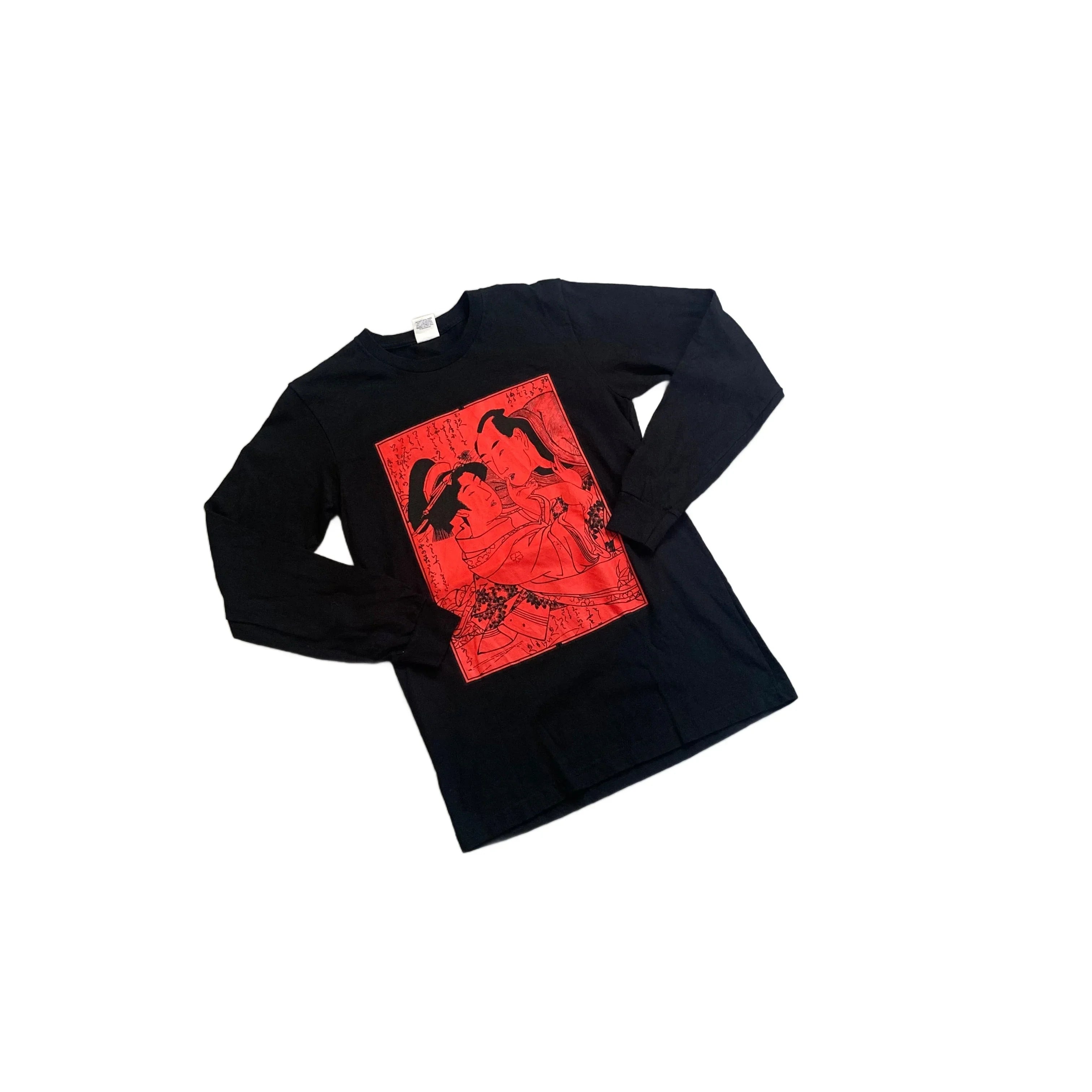 Black Supreme Long Sleeve Tee - S