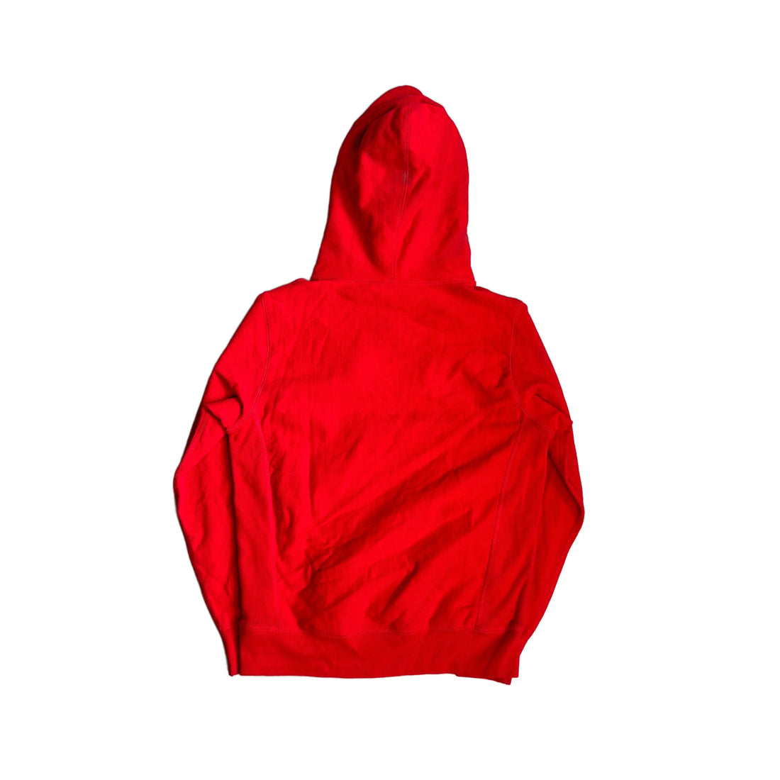 Red Supreme Box Logo Hoodie - M