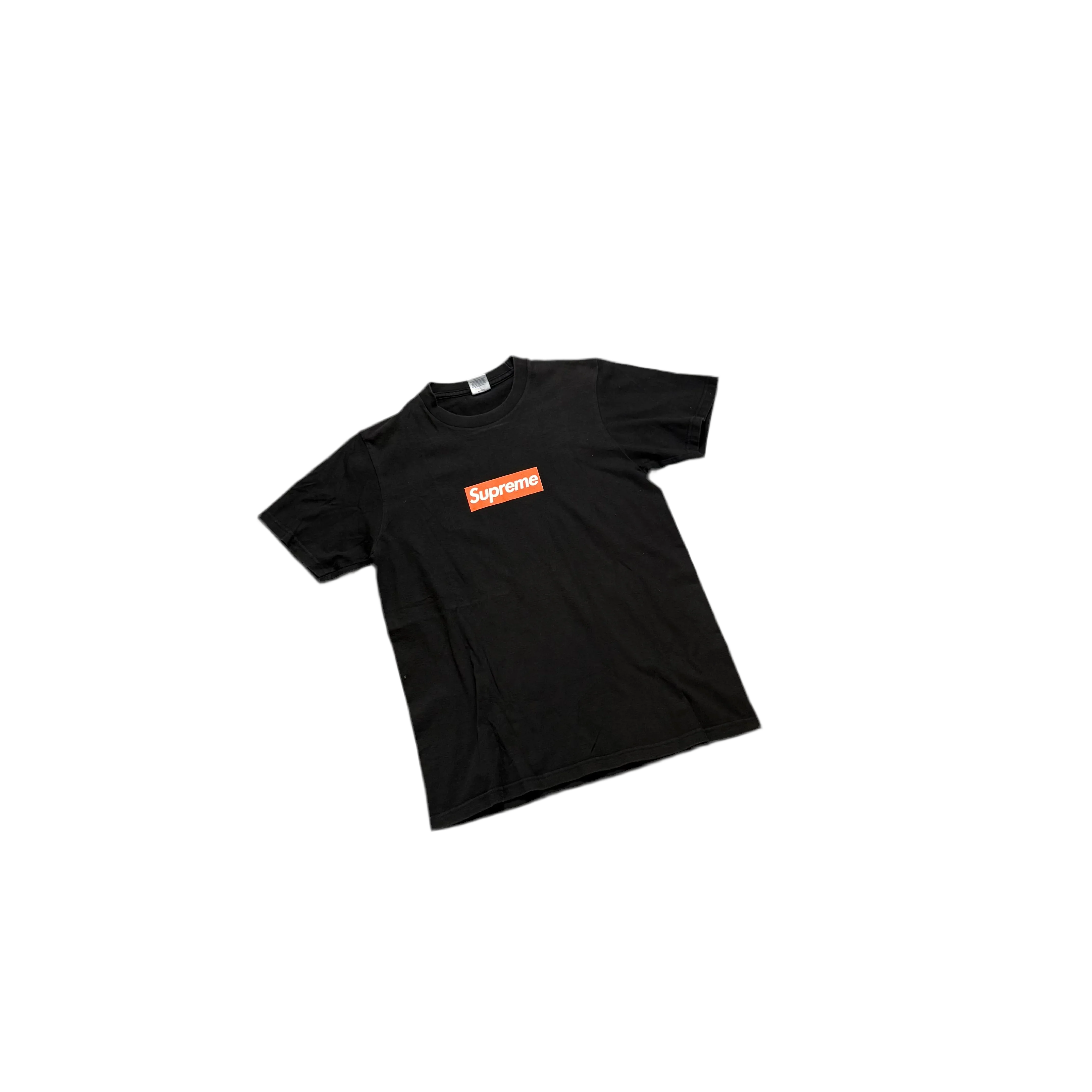 Black Supreme Box Logo Tee - S