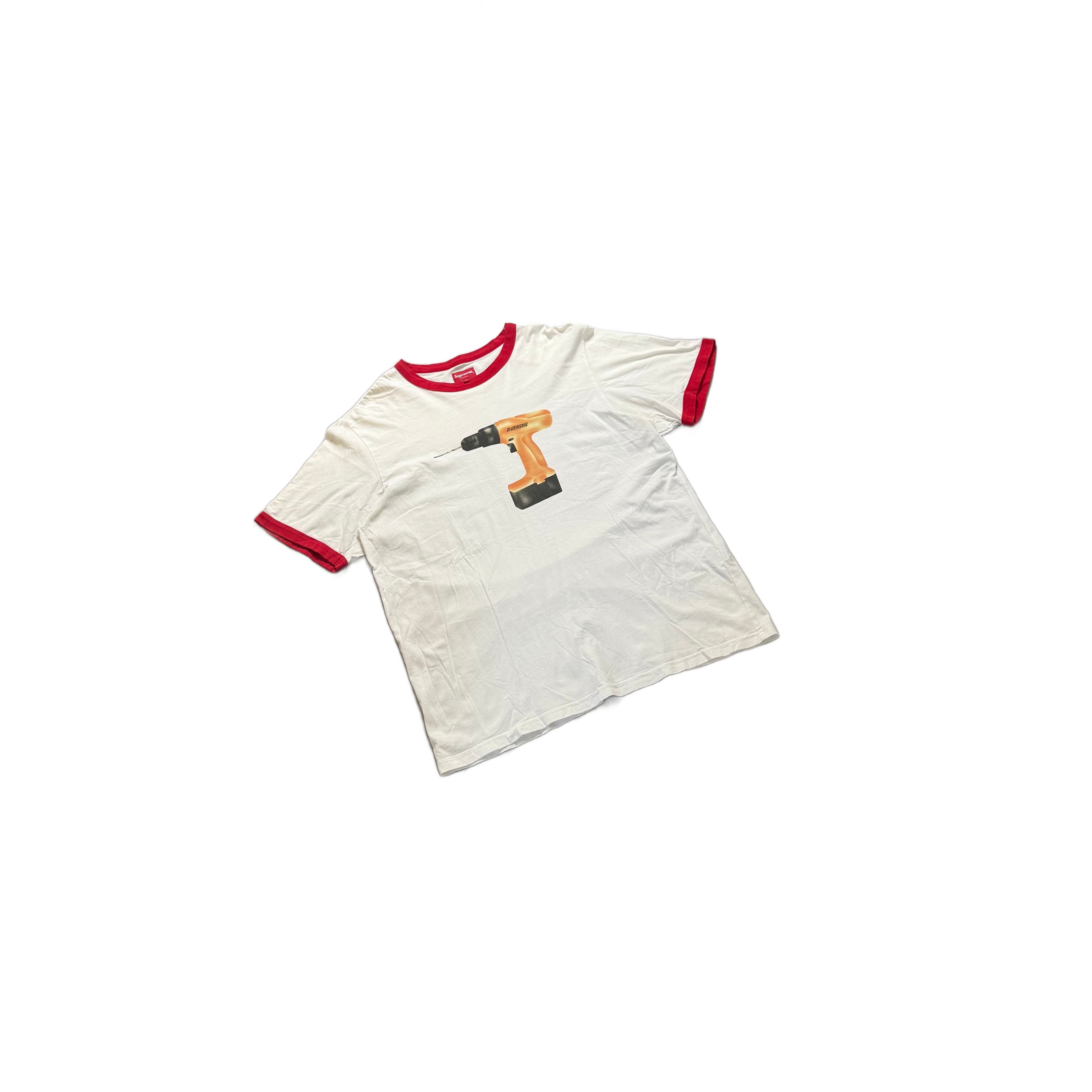 White Supreme Tee - L