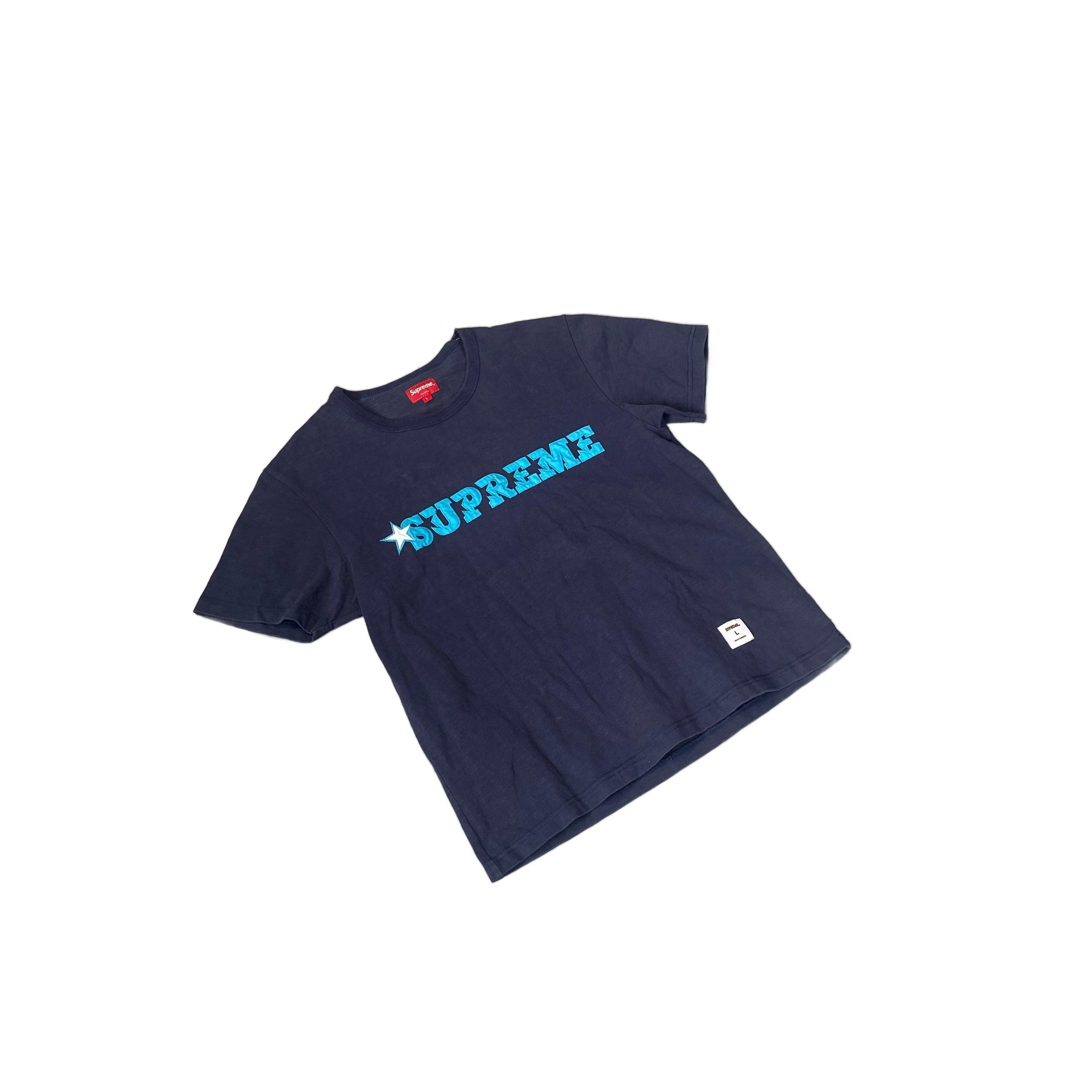 Navy Blue Supreme Tee - L