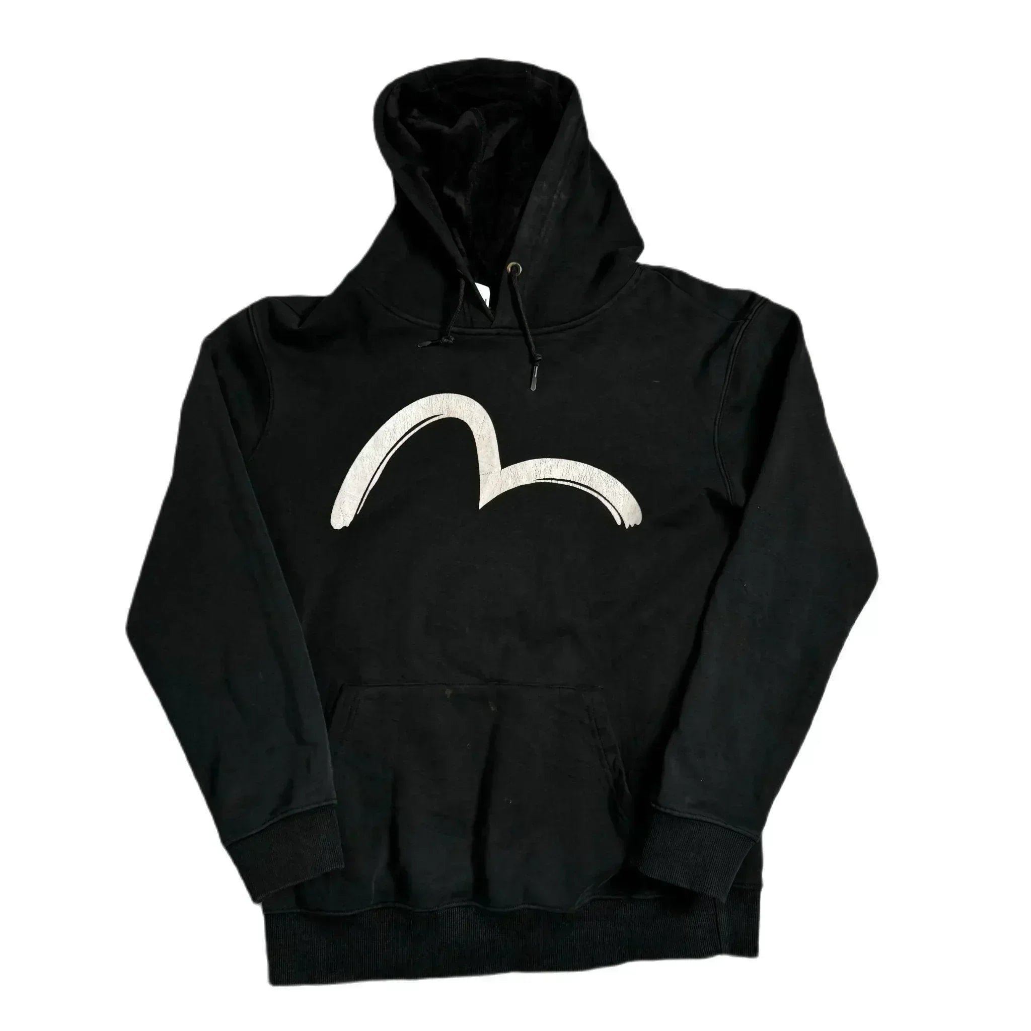 Black Evisu Hoodie - L