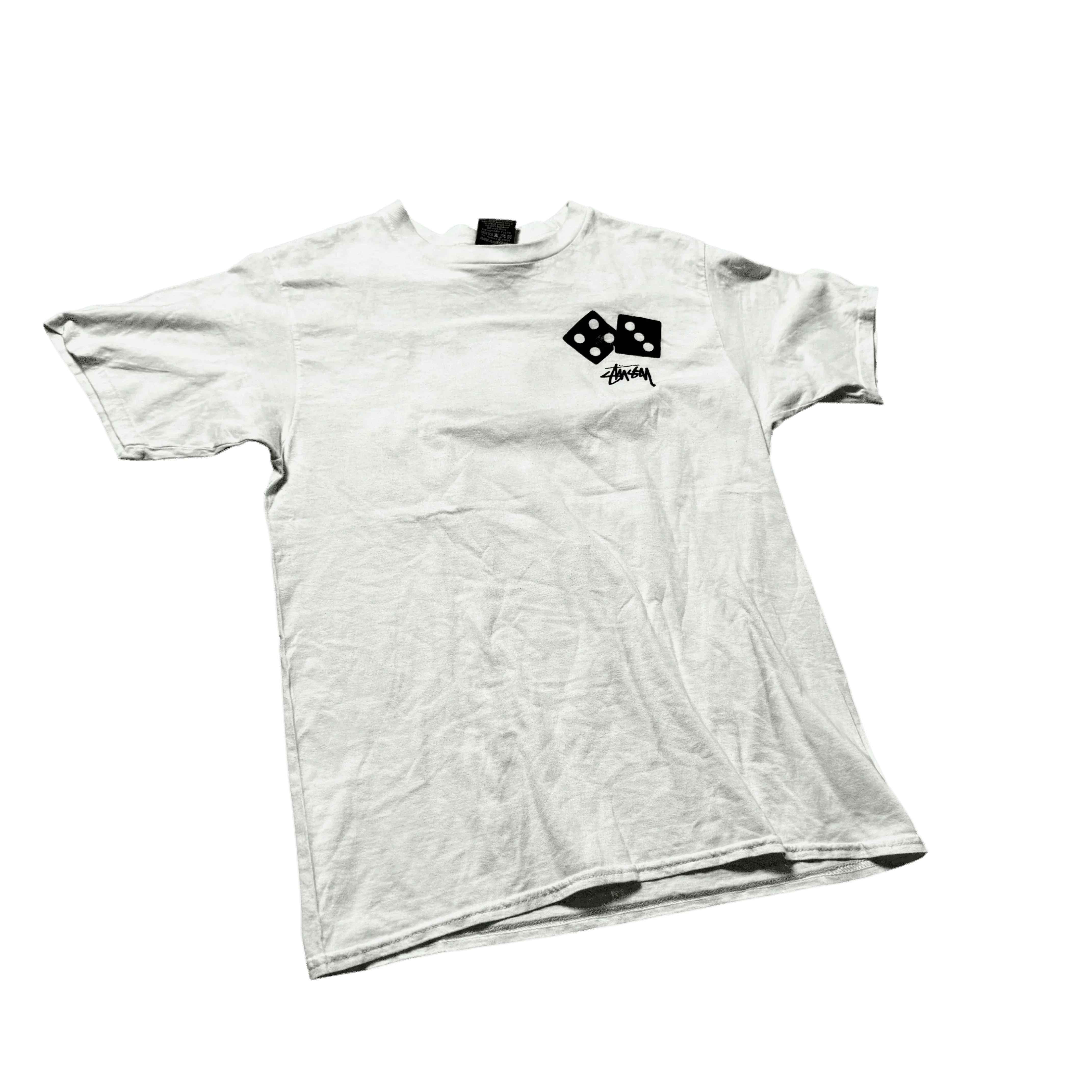 White Stussy Tee - M
