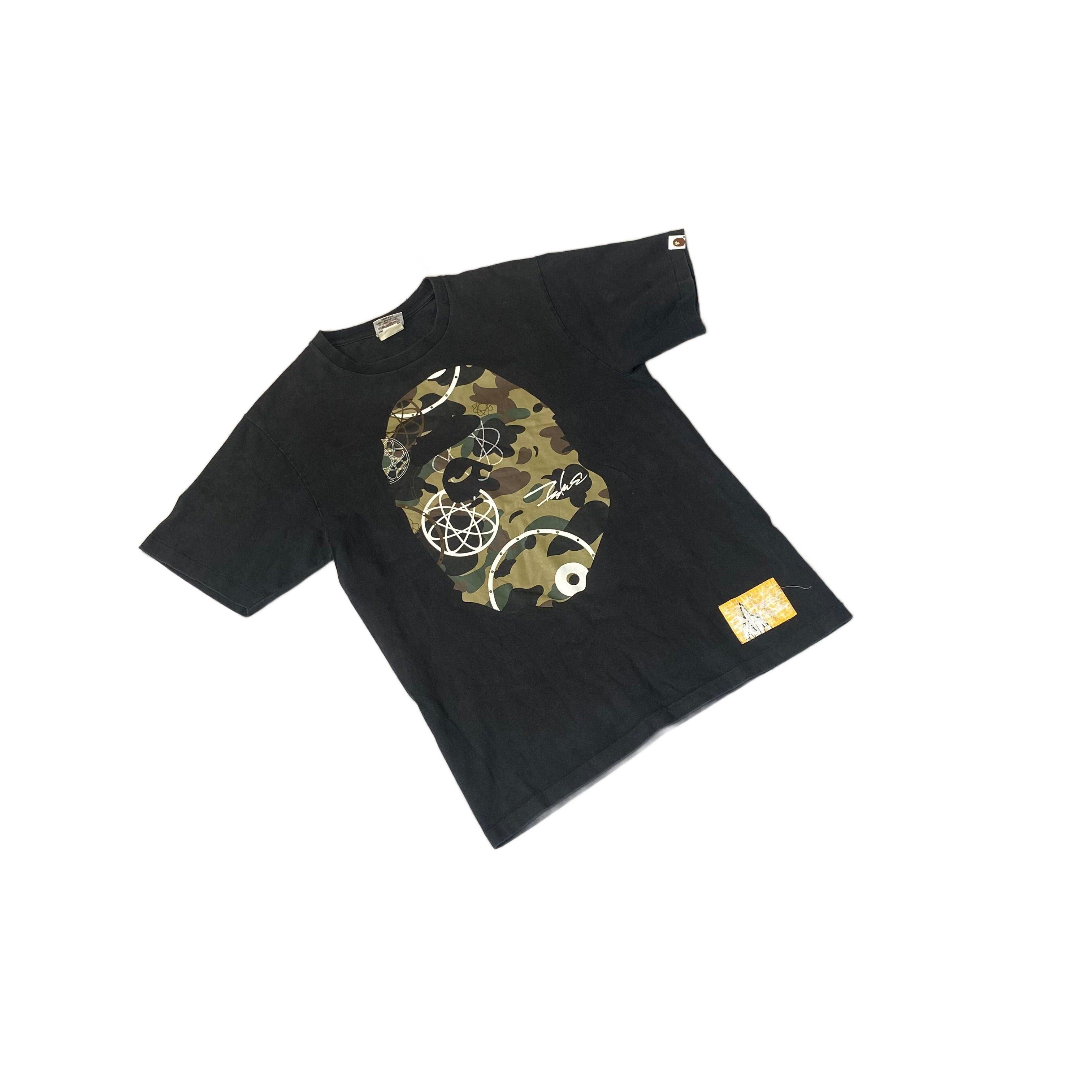 Black A Bathing Ape (BAPE) x Futura Tee - M