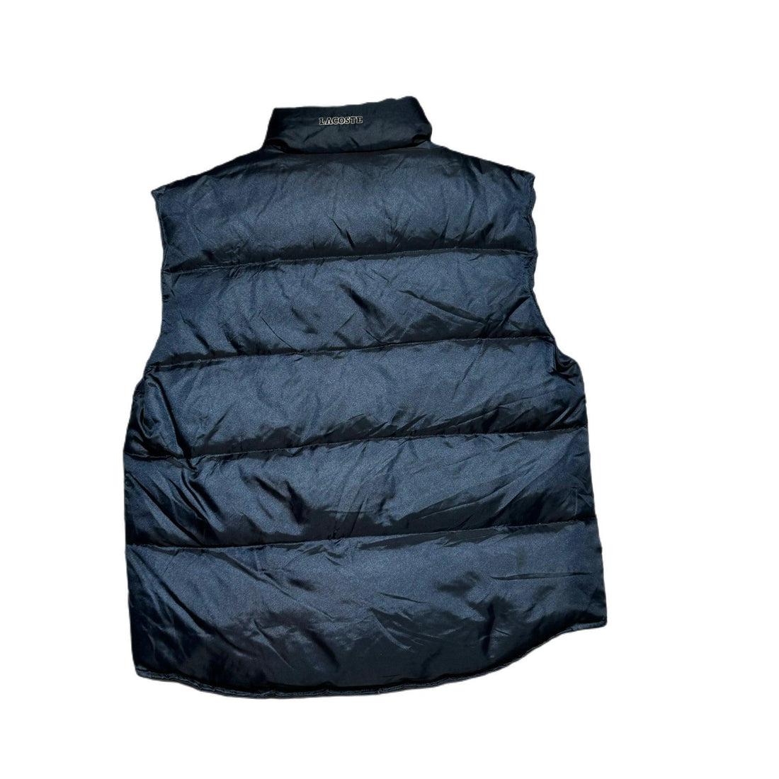 Vintage 90s Navy Blue Chemise Lacoste Puffer Gilet - M