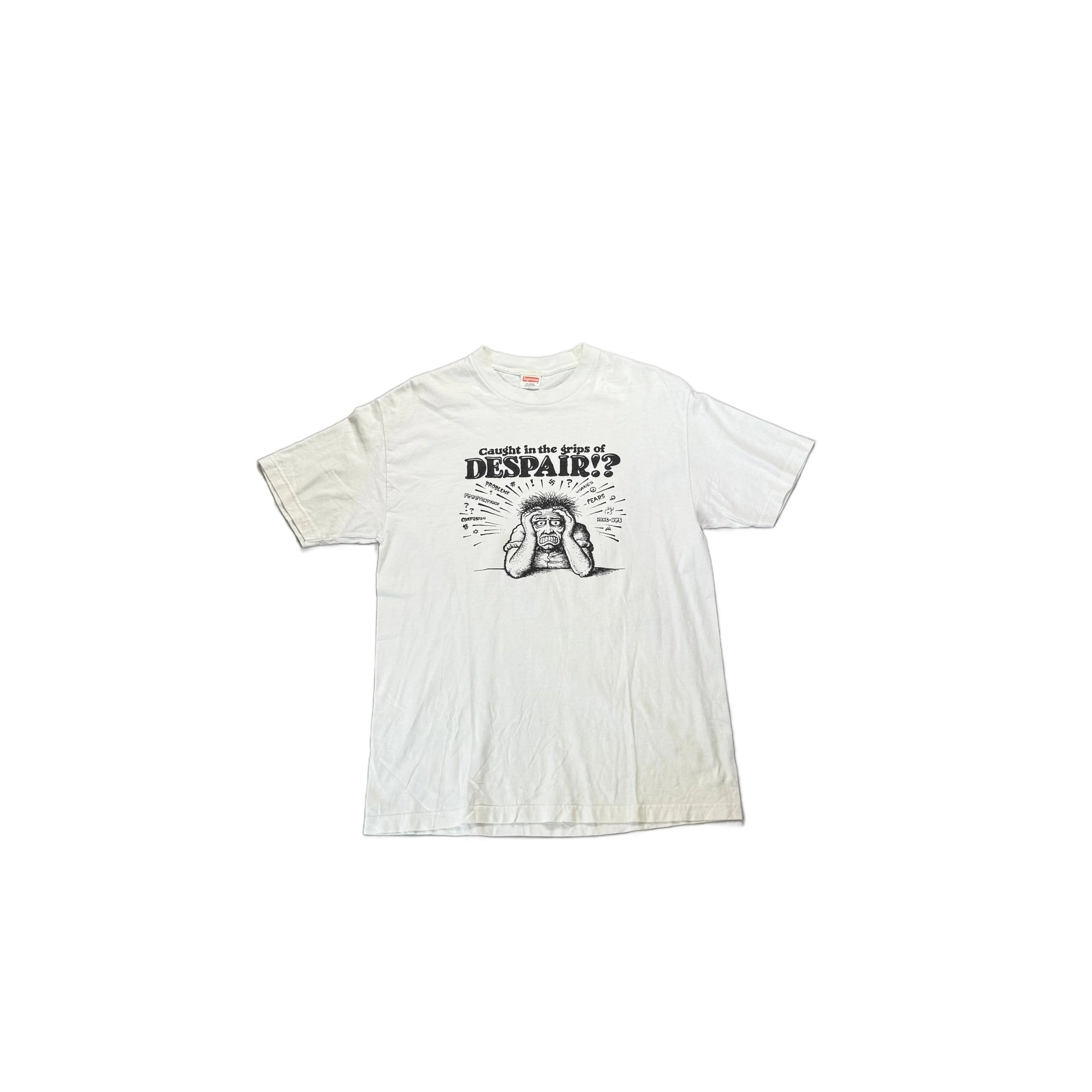 White Supreme Tee - L