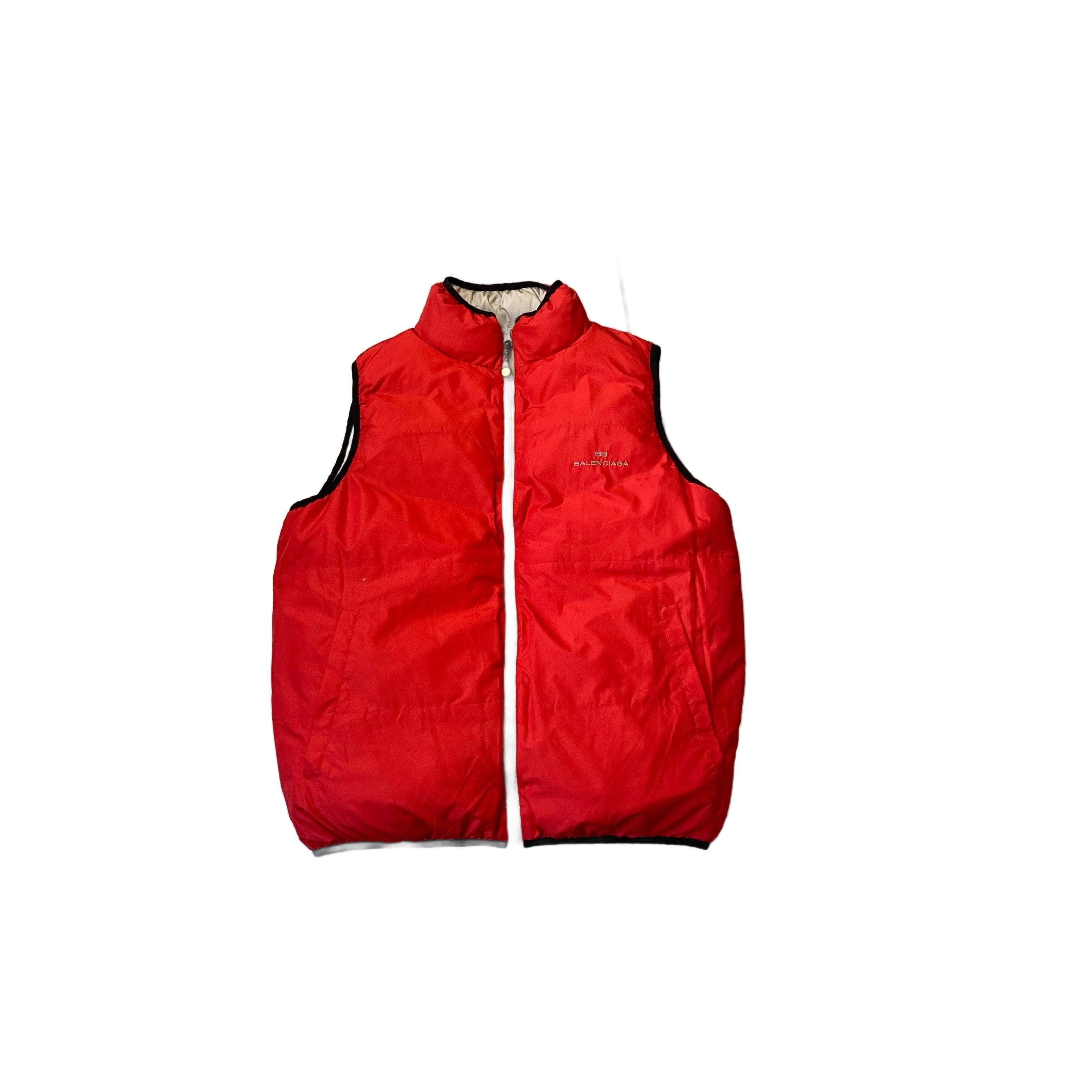 Vintage Balenciaga Reversible Puffer Gilet - XL