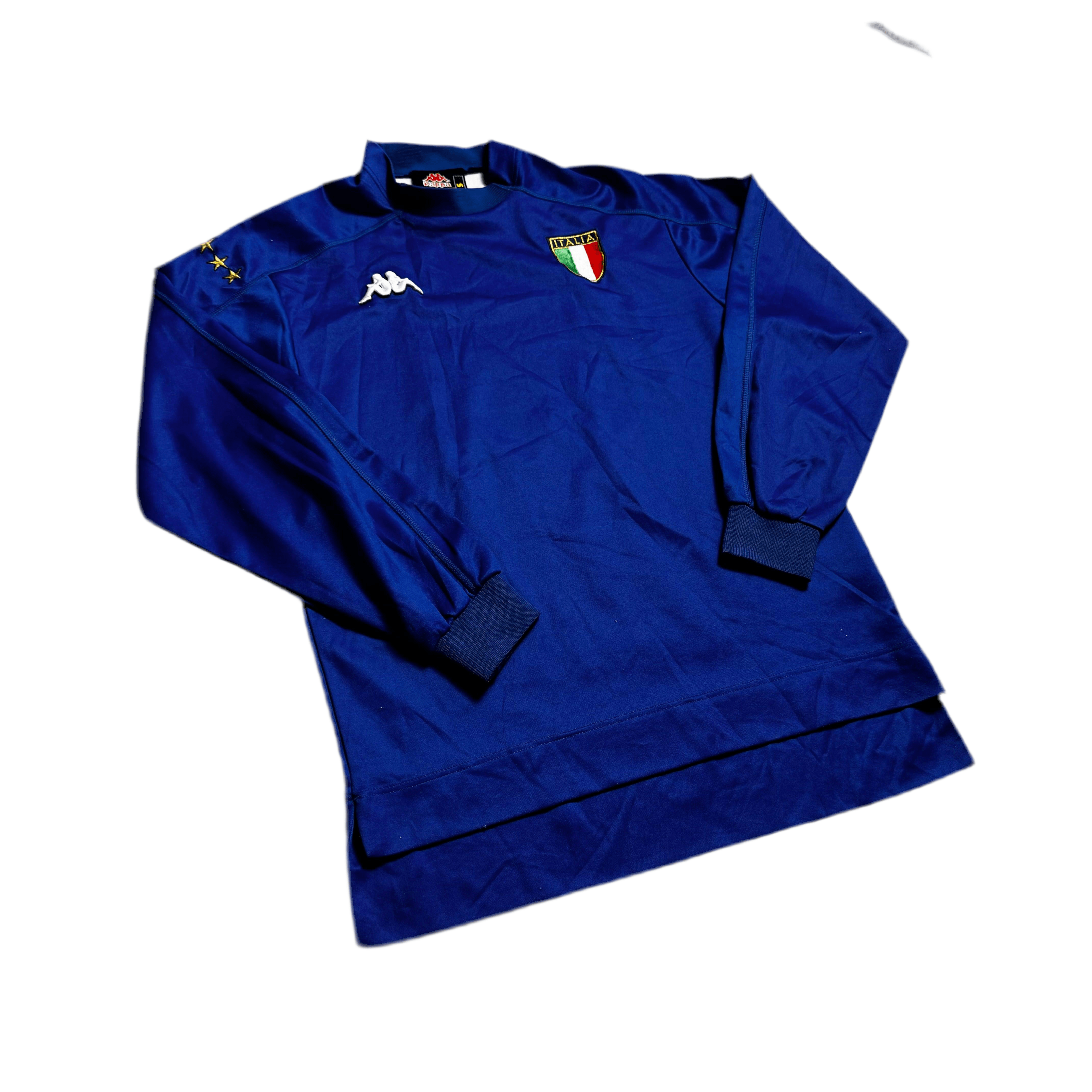 1998 - 99 Italy Home Long Sleeve Shirt - S