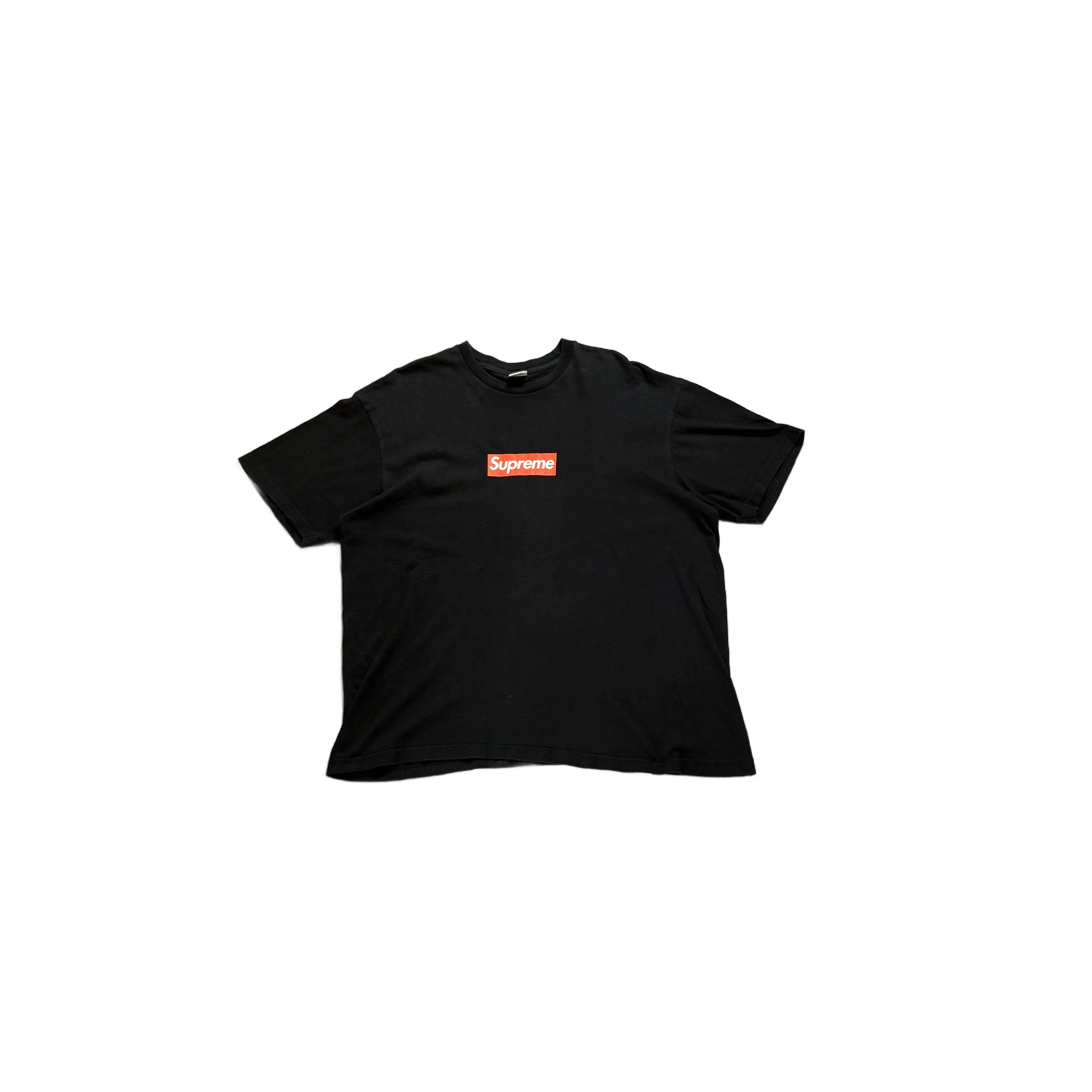 Black Supreme Box Logo Tee - XL