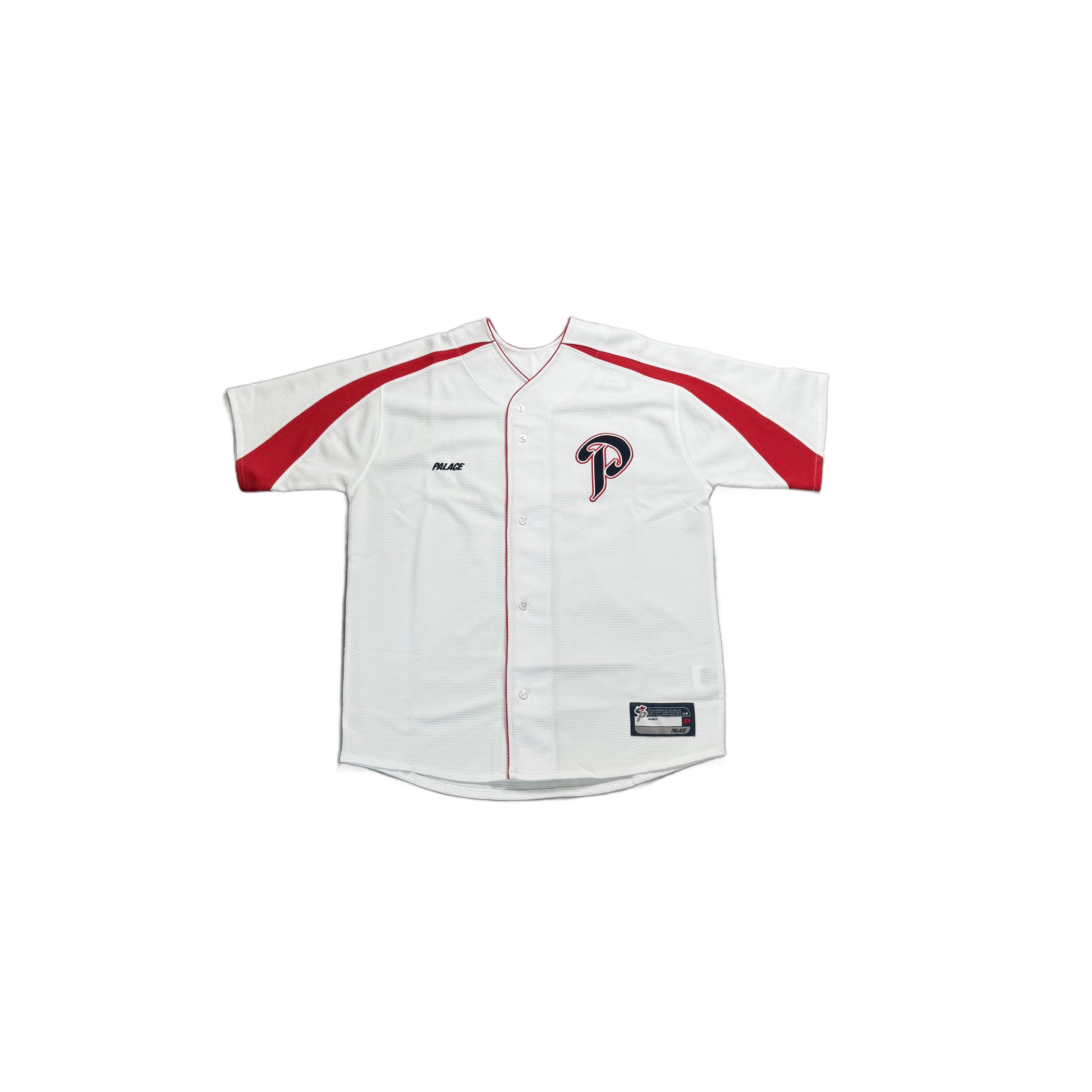 BNWT White Palace Baseball Jersey - M